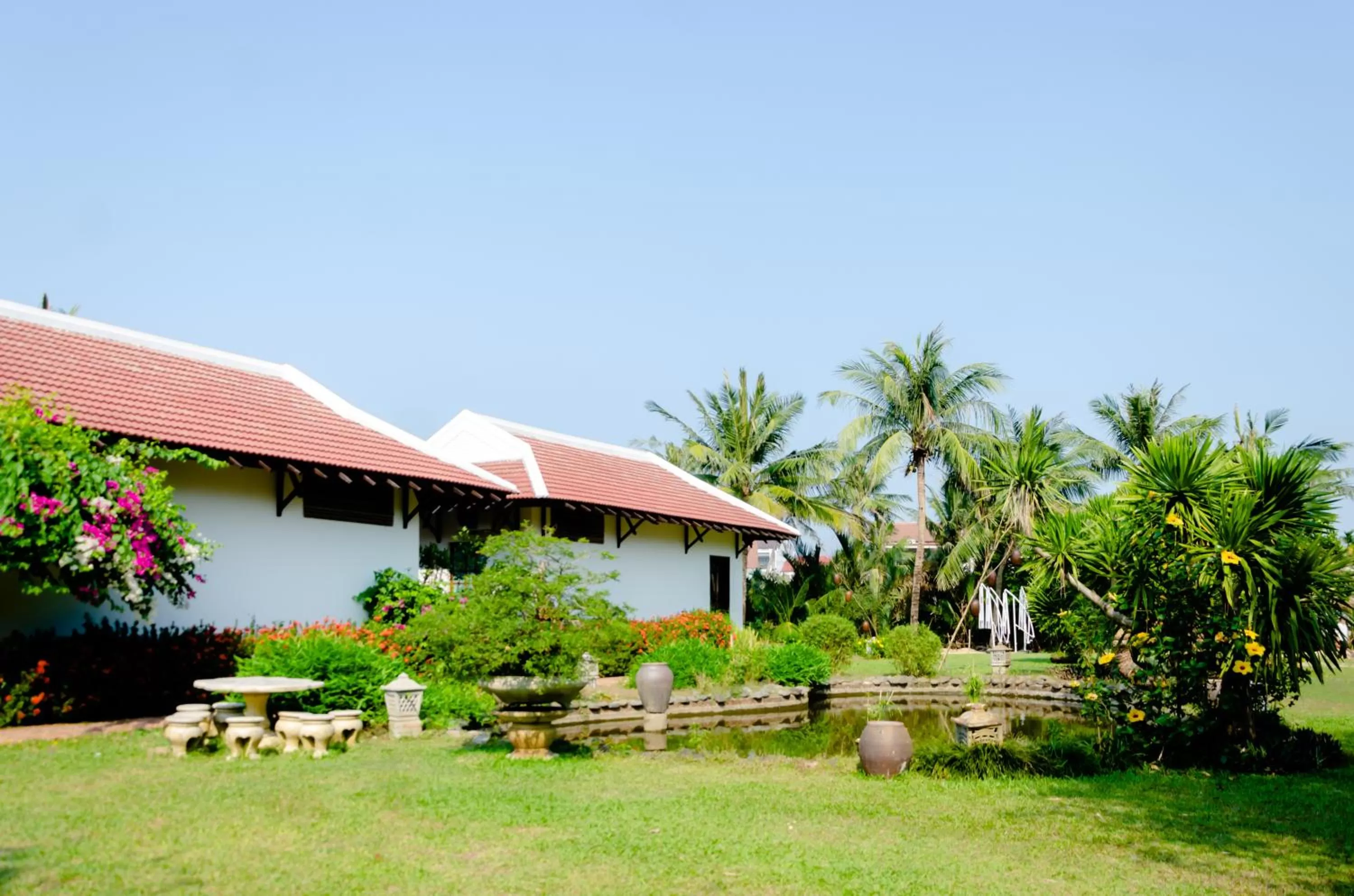 River view in Riverside Bamboo Resort Hoi An