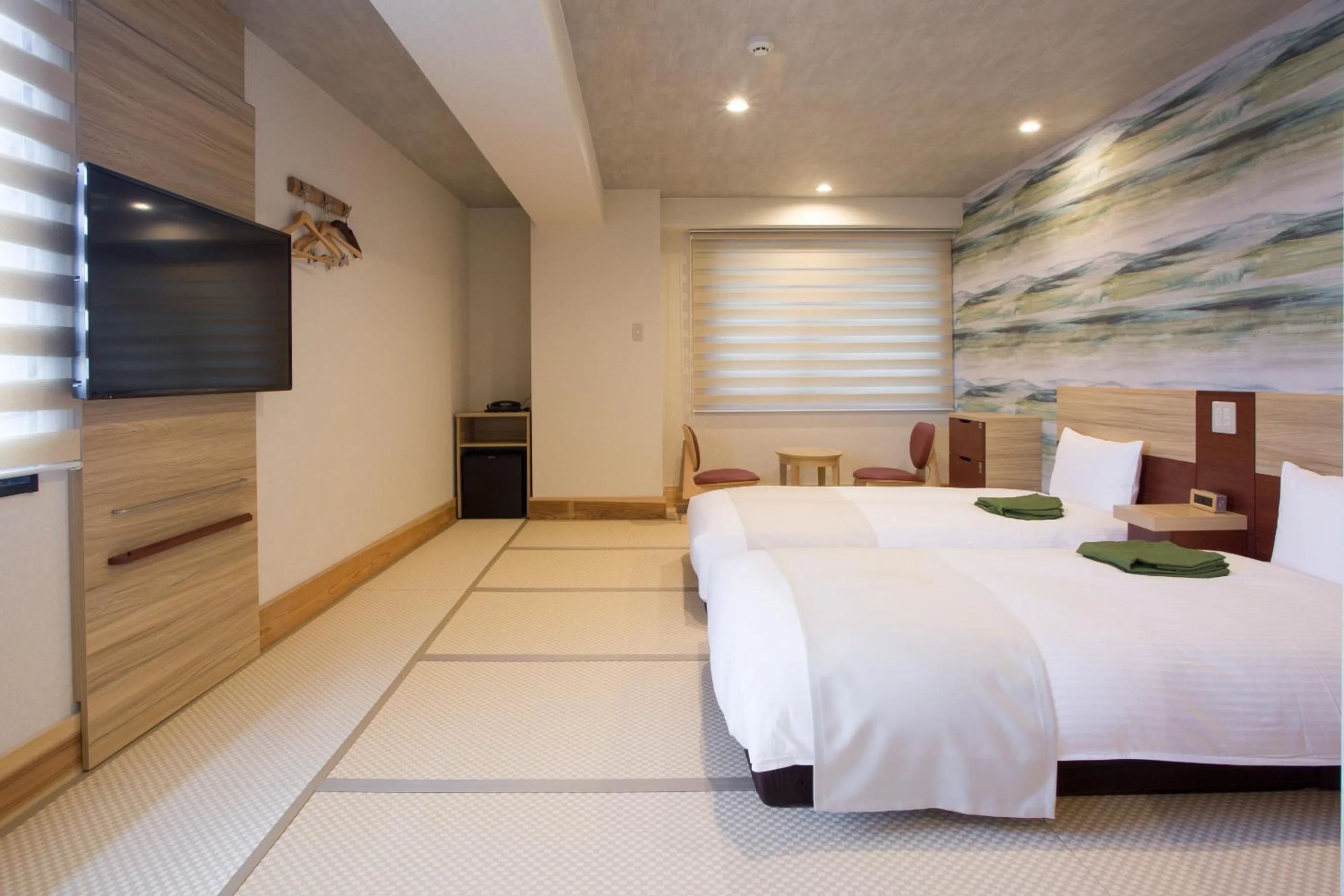 Bed in Kyonoyado Kiyomizu Gojo Kuretakeso