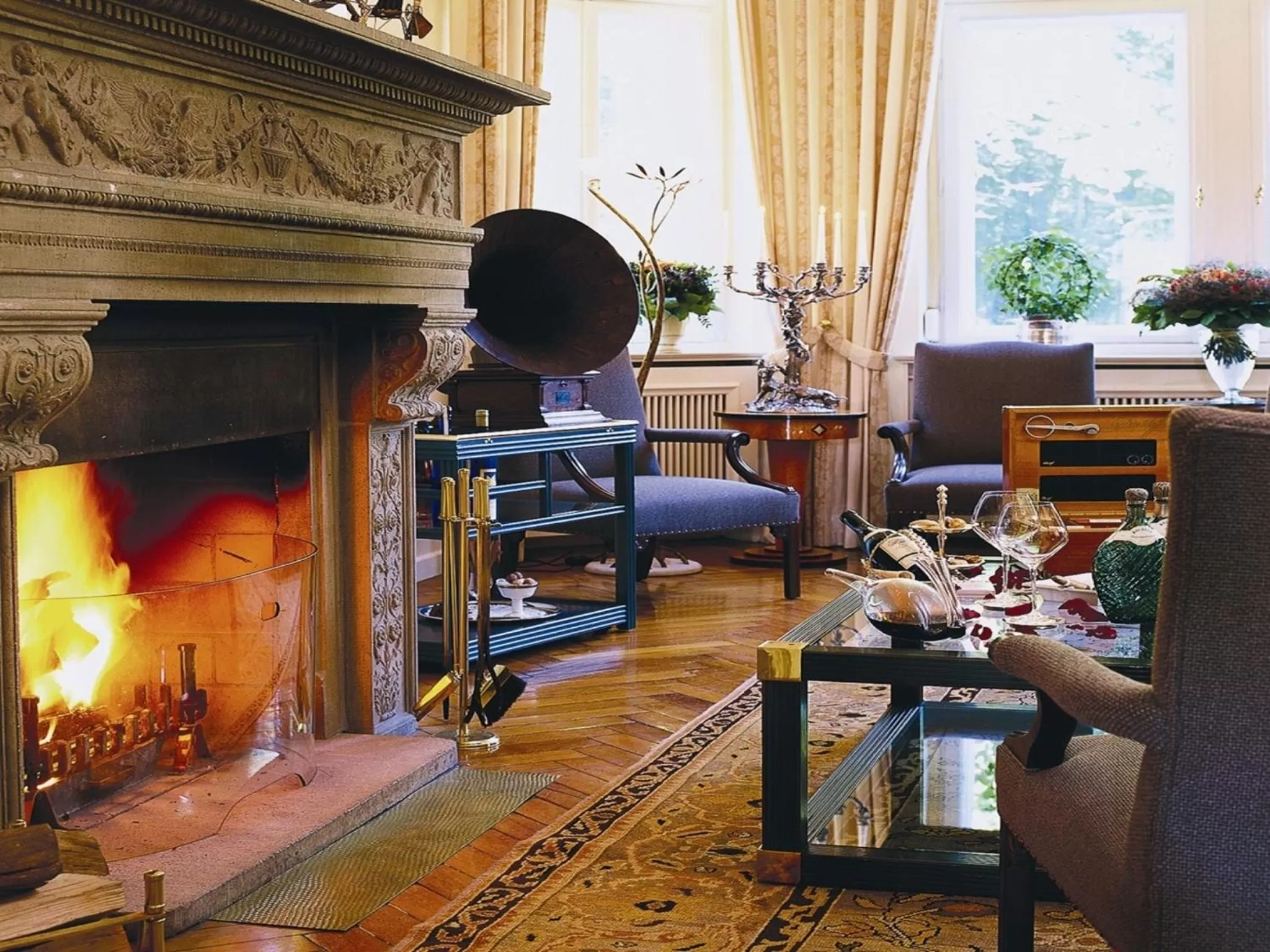 Communal lounge/ TV room in Villa Hammerschmiede