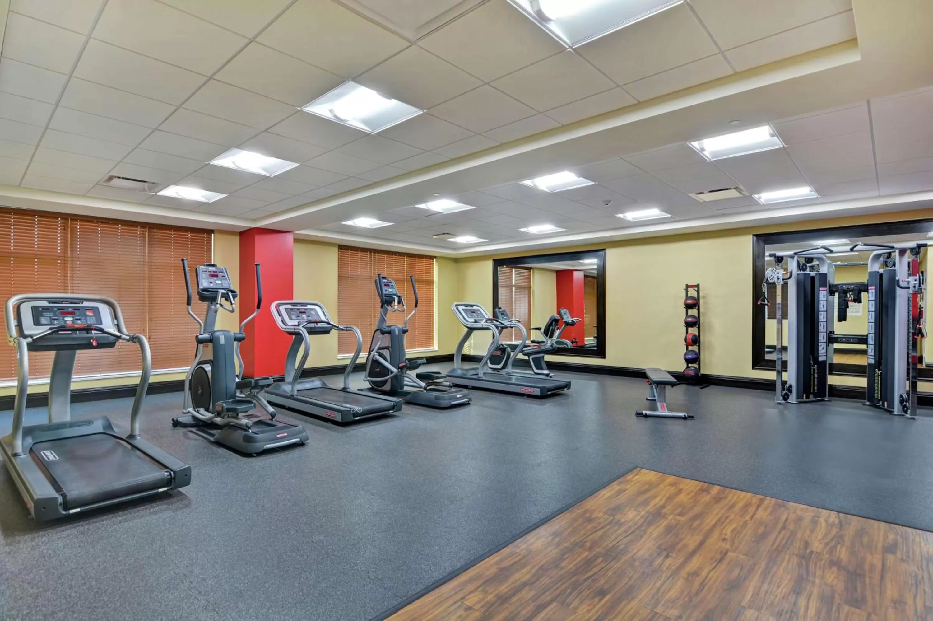 Fitness centre/facilities in Hilton Garden Inn and Fayetteville Convention Center