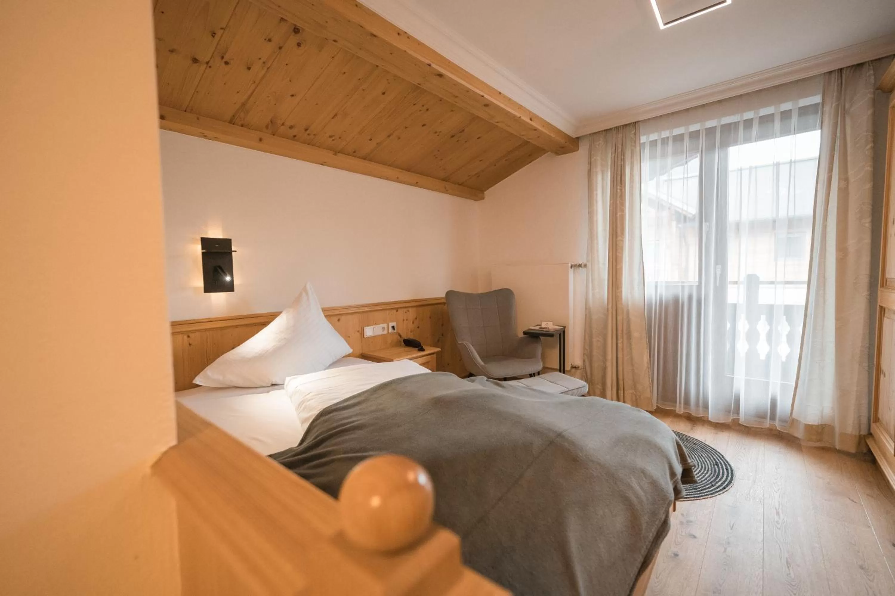 Bed in Hotel Schartner