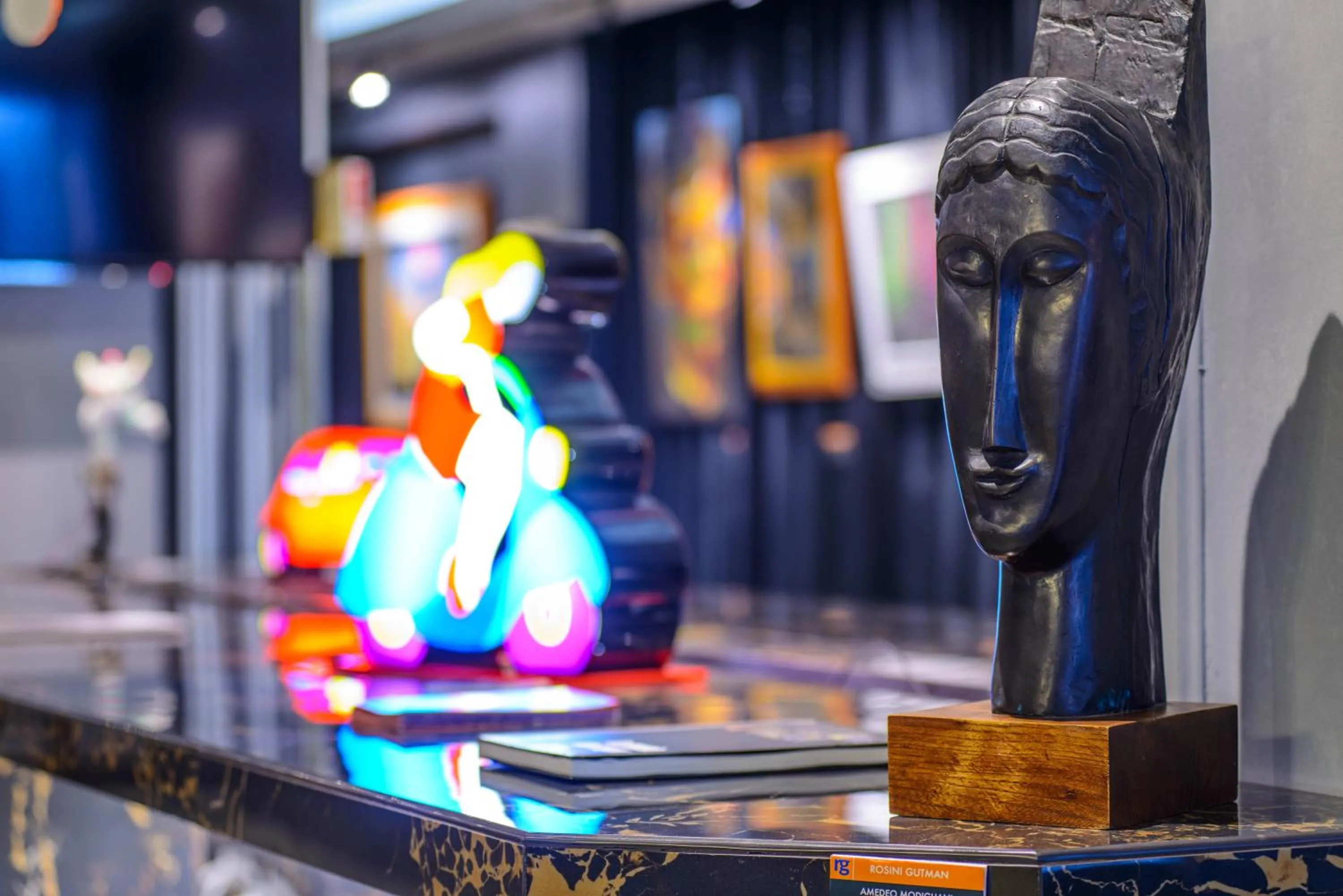 Decorative detail in Admiral Art Hotel