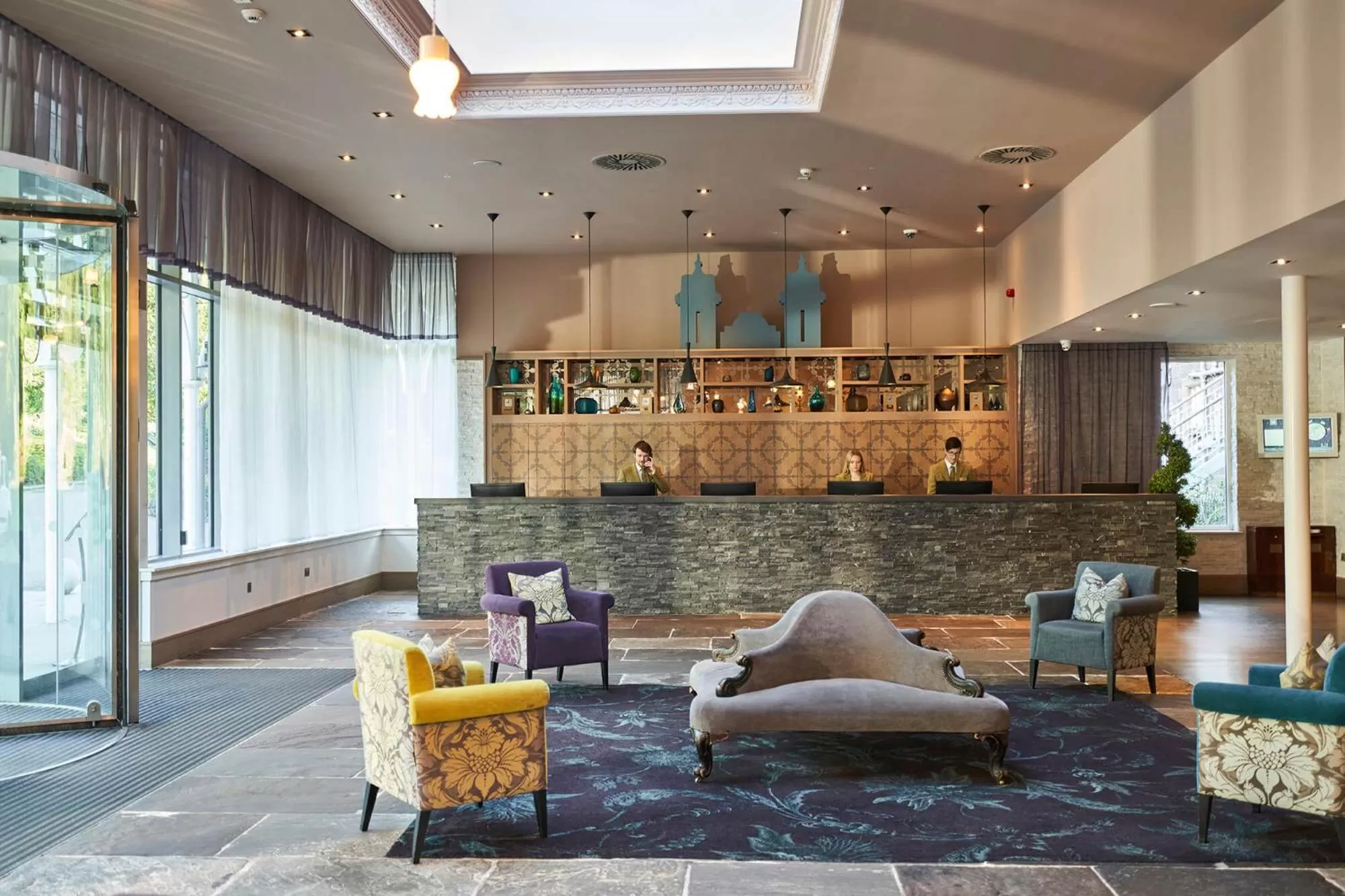 Lobby or reception in Crieff Hydro