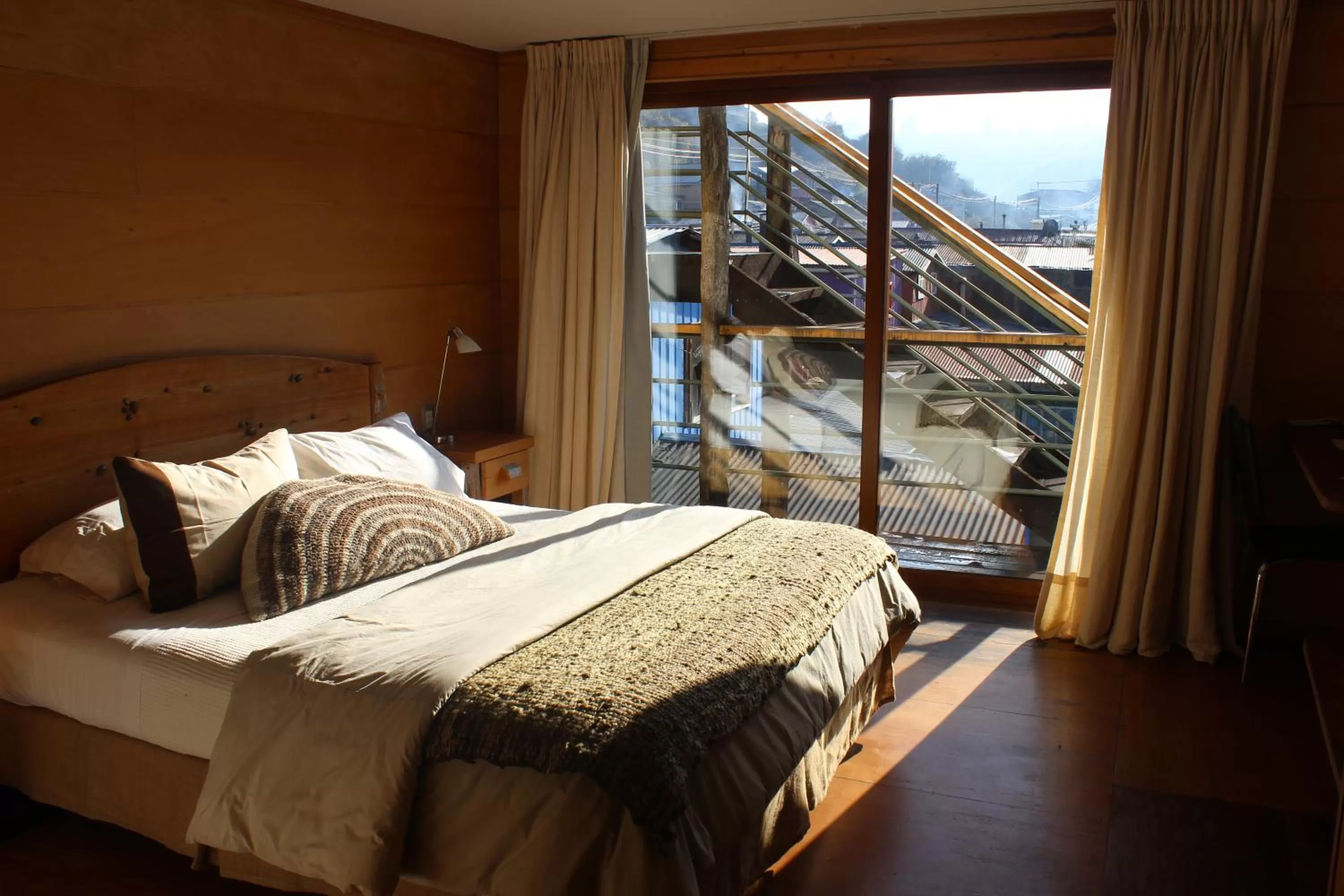 Bed in Palafito 1326 Hotel Boutique Chiloé