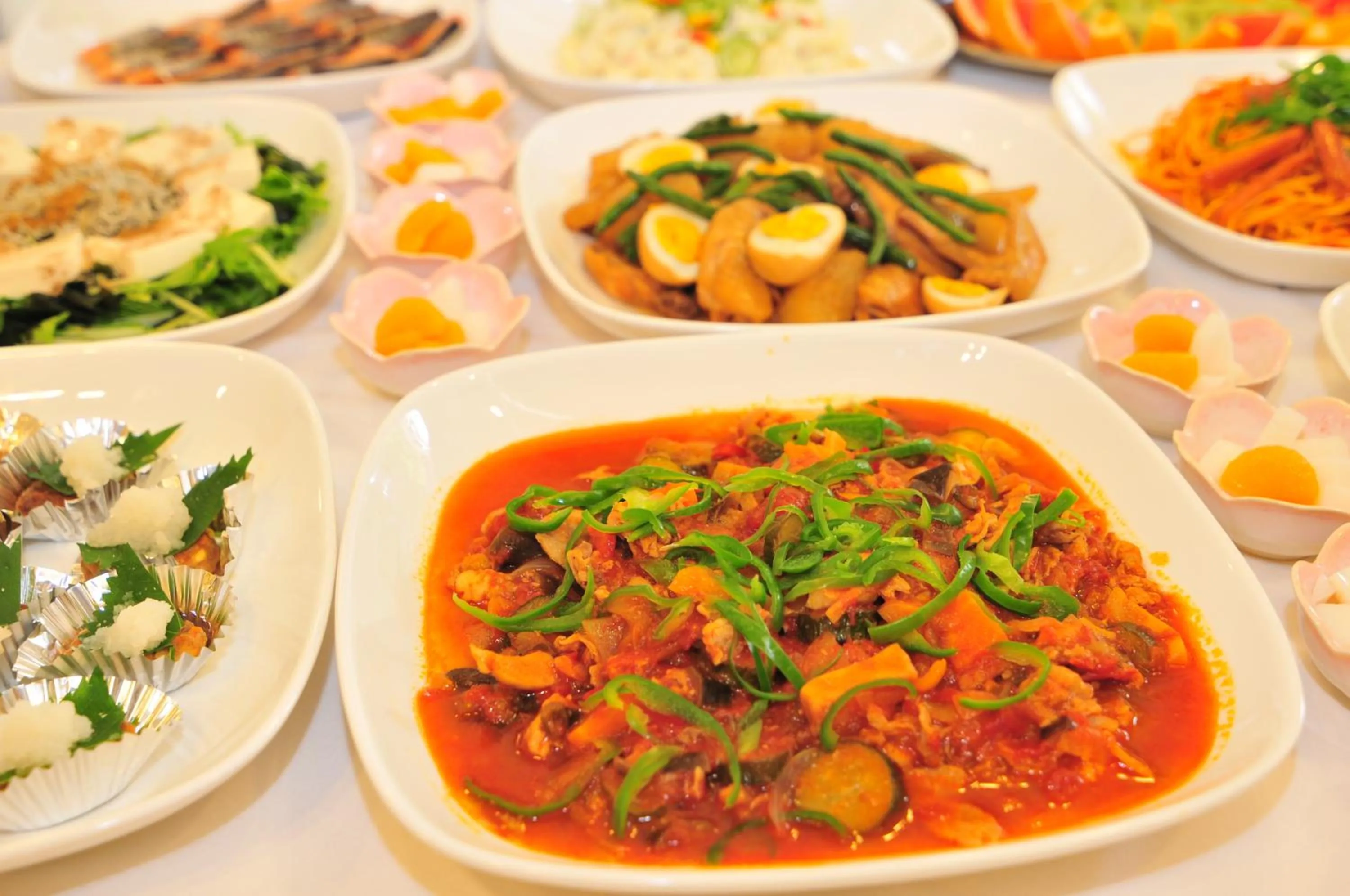 Food close-up in Hotel Green City