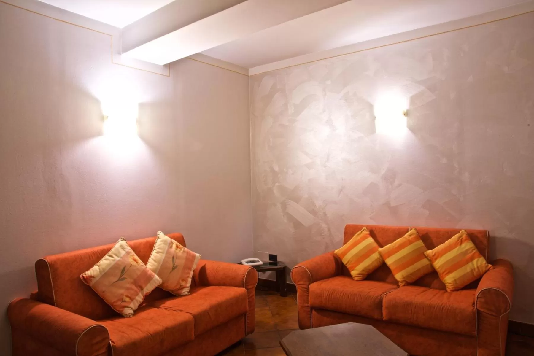 Living room in Hotel La Luna