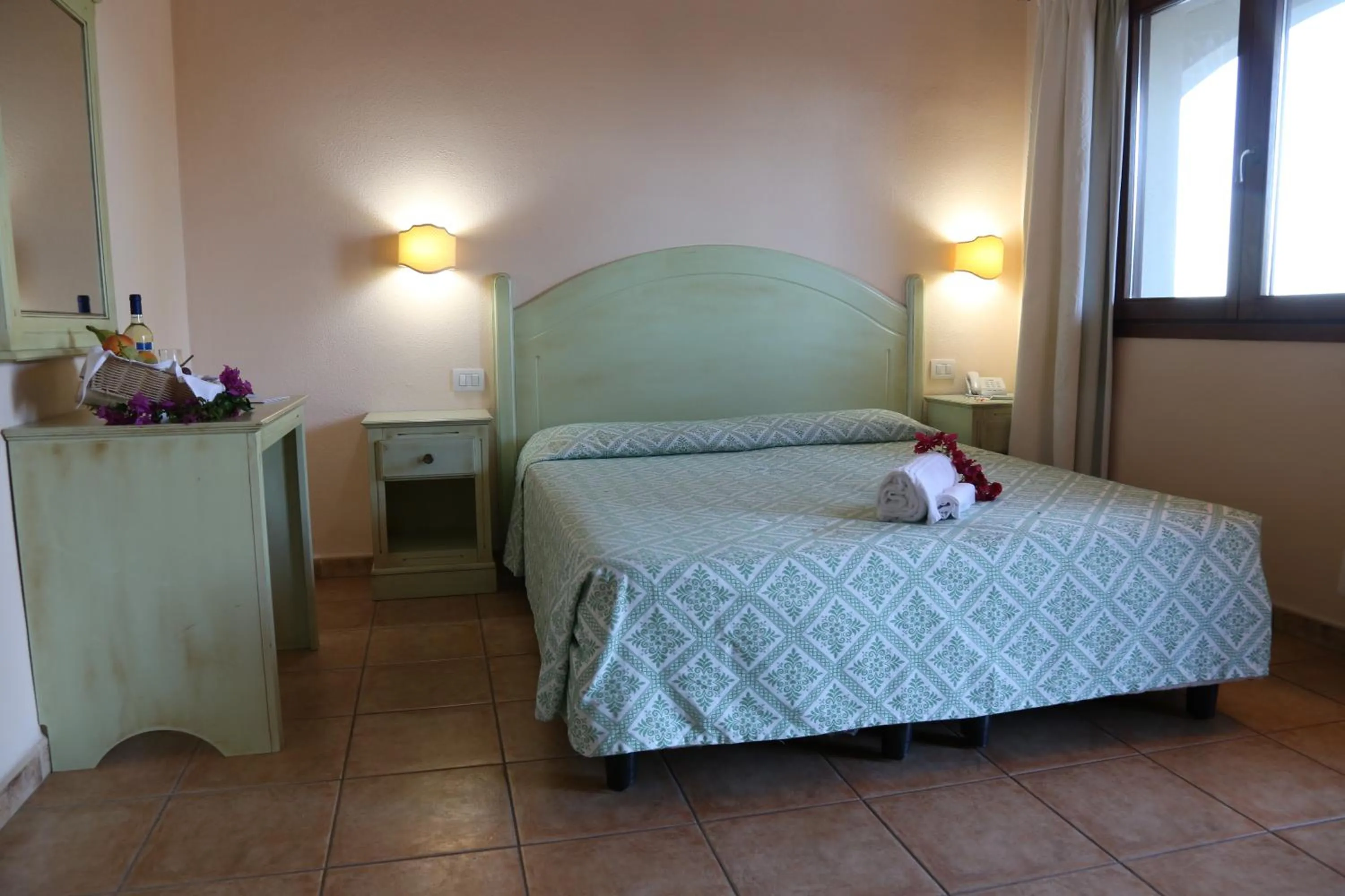 Bed in Club Esse Cala Gonone