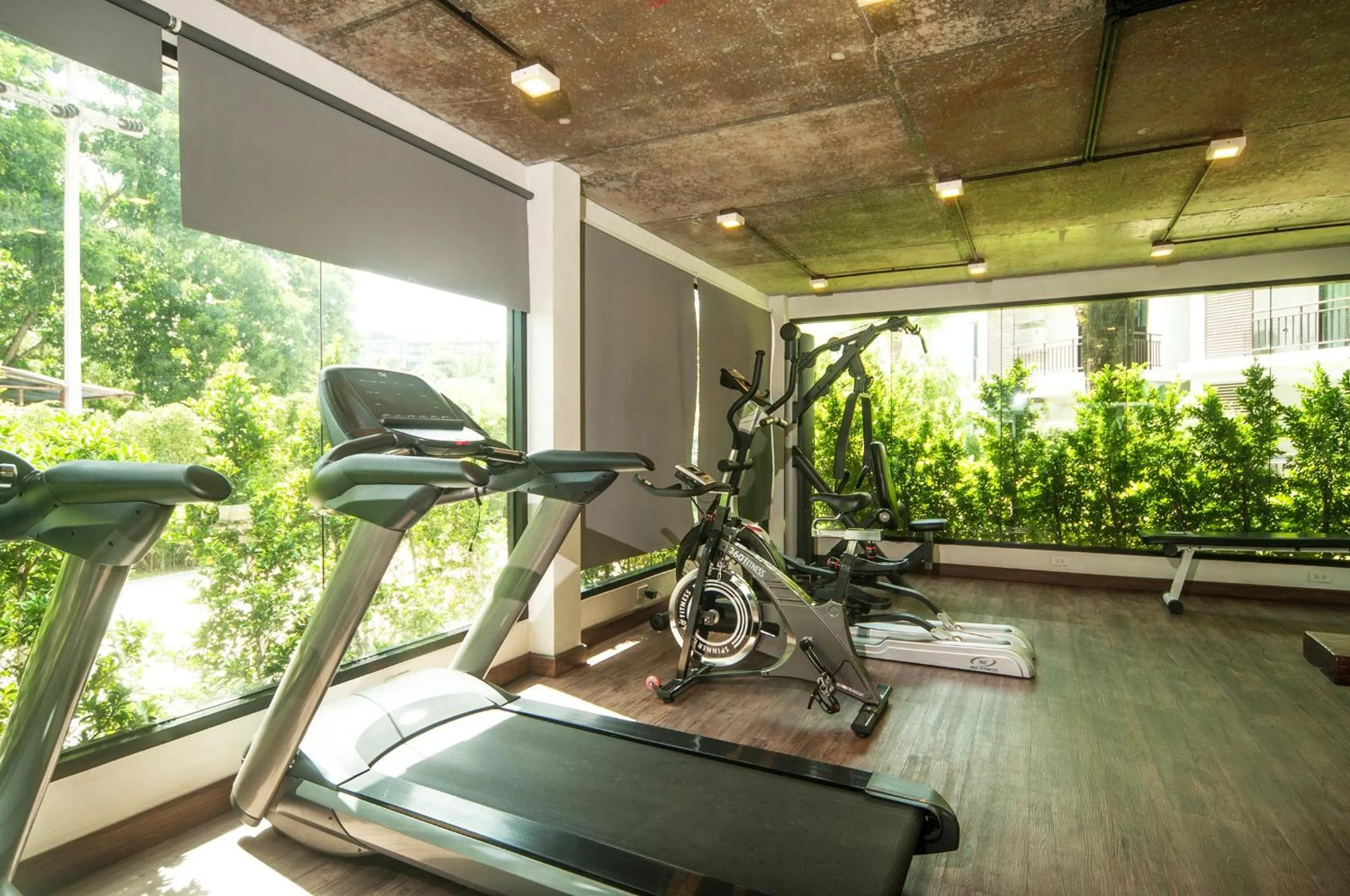 Fitness centre/facilities in The Title KR Beach Condotel Rawai Beach