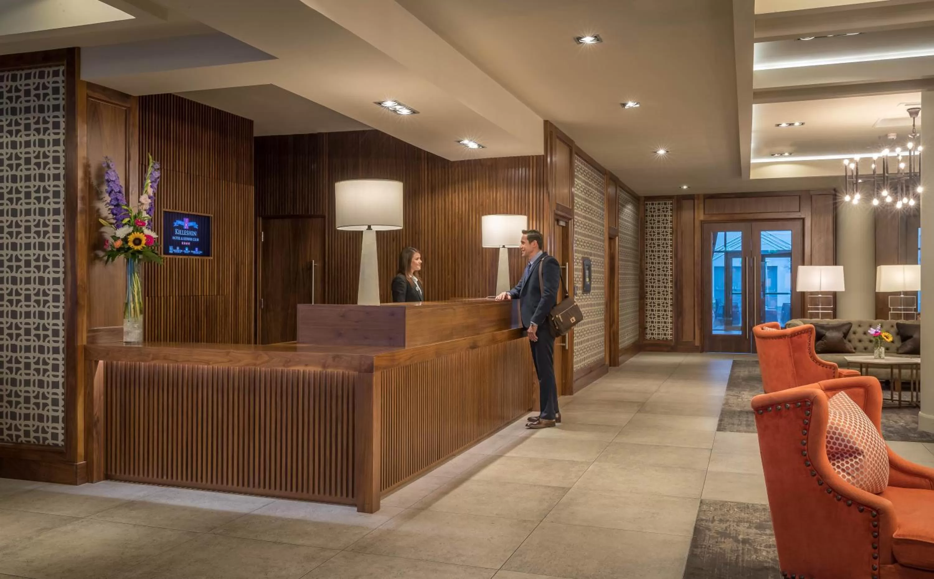 Lobby or reception in The Killeshin Hotel Portlaoise