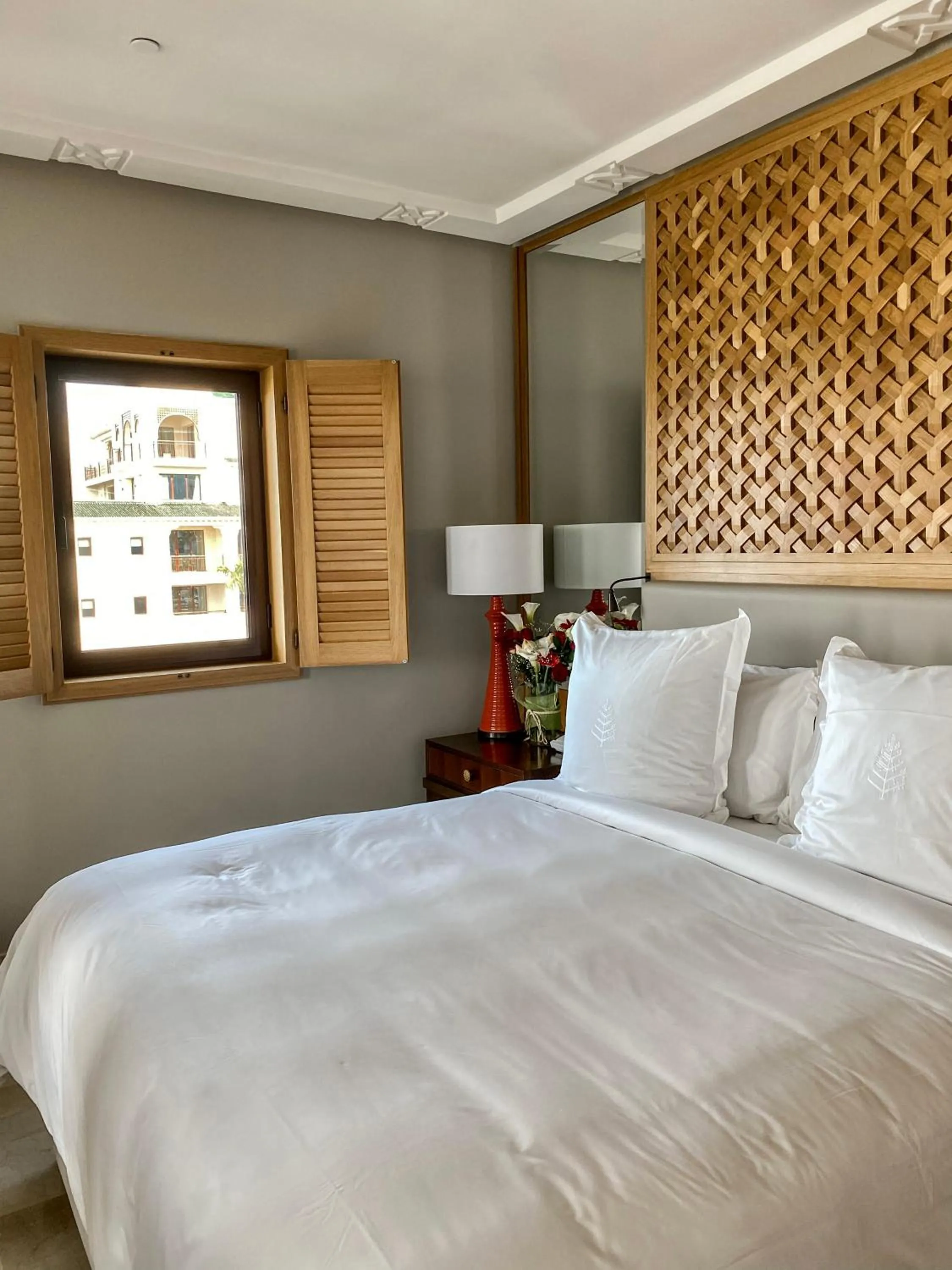 Bed in Four Seasons Hotel Tunis