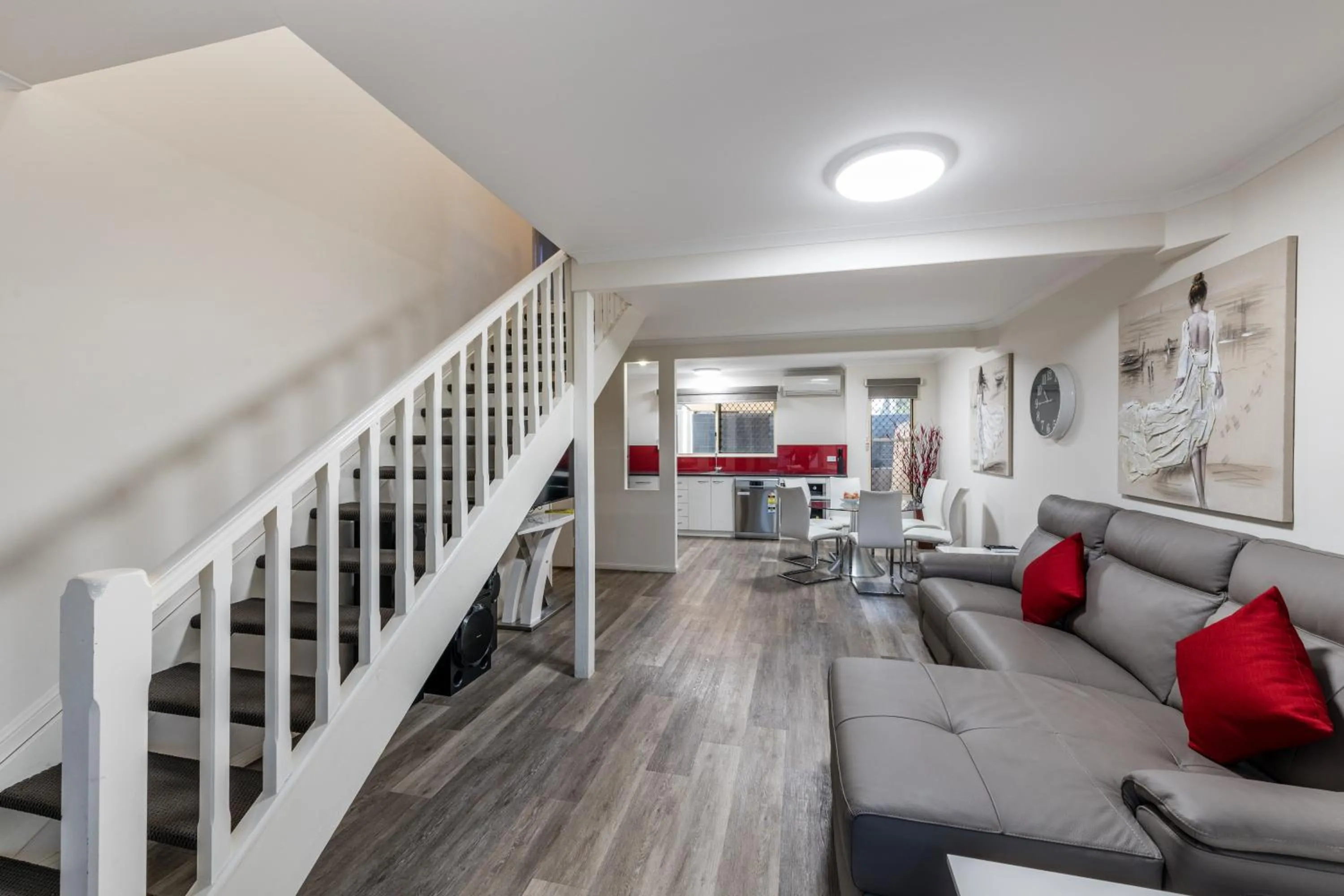 Living room in Athena Motel Apartments