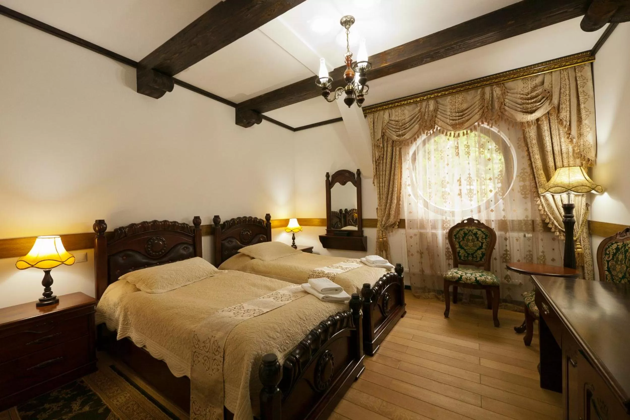 Bed in Zámek Lužec Spa & Wellness Resort