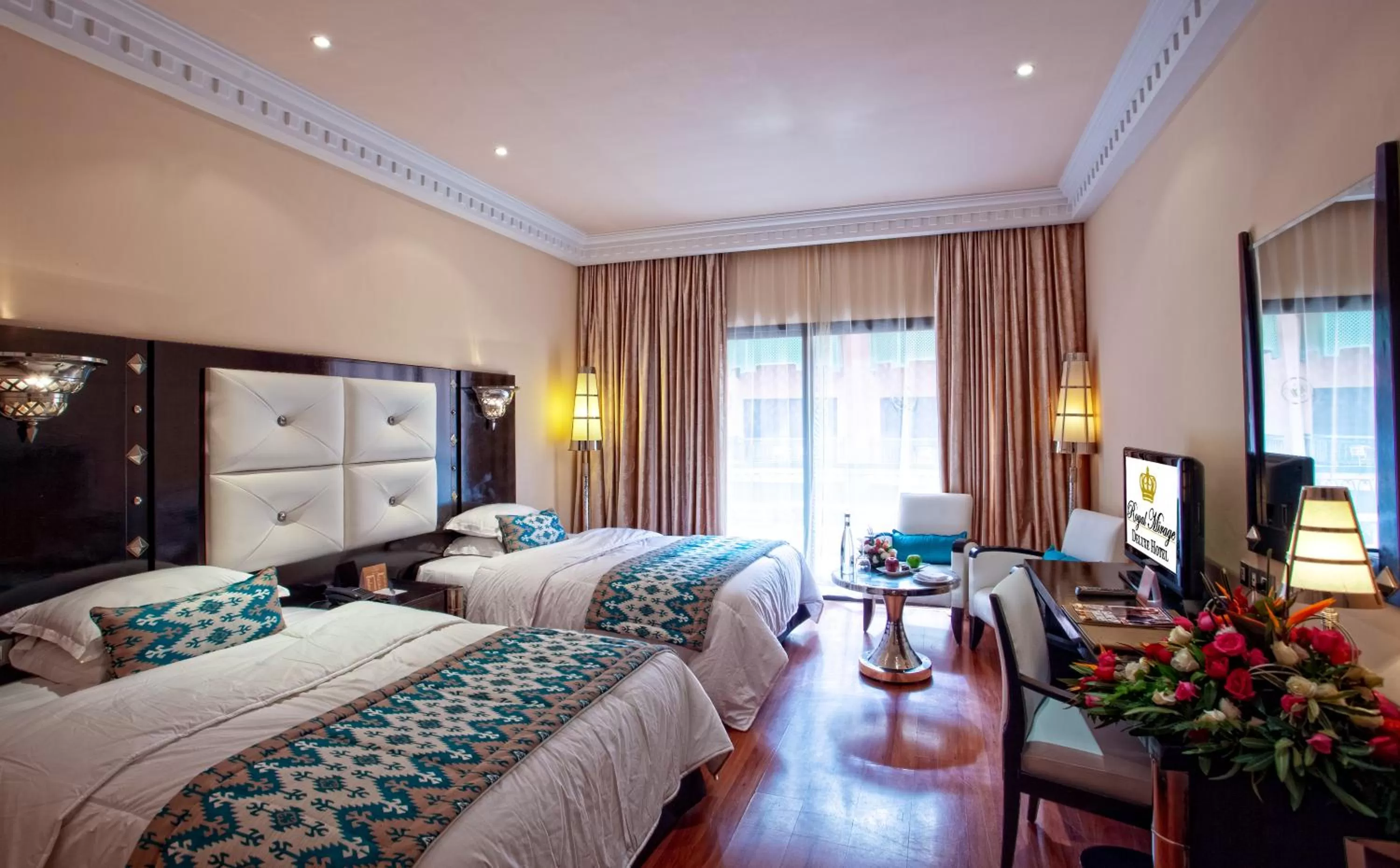 Photo of the whole room, Bed in Royal Mirage Deluxe