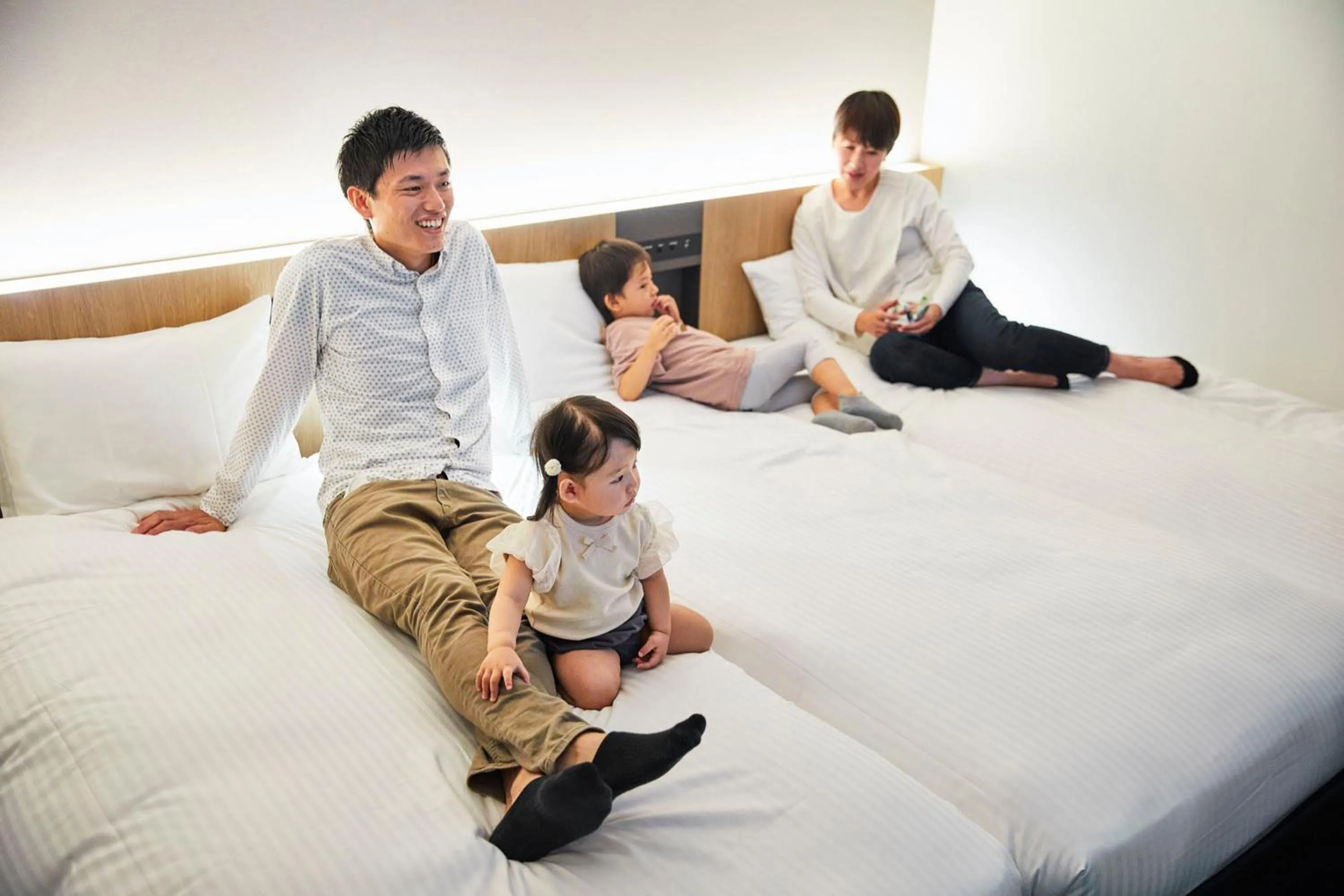 Bed in Hotel Lumiere Kasai