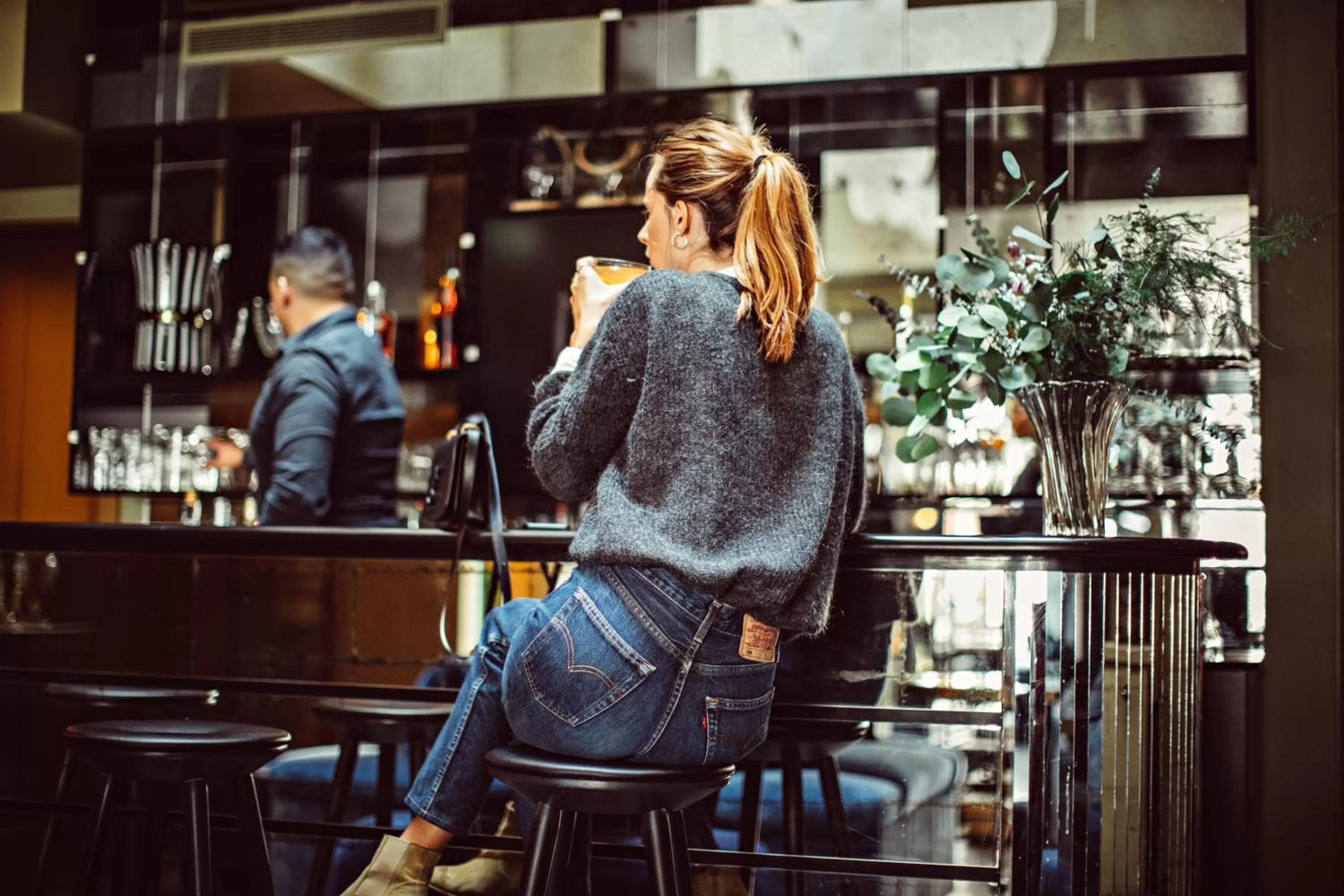 Lounge or bar in Monsieur Cadet Hotel & Spa