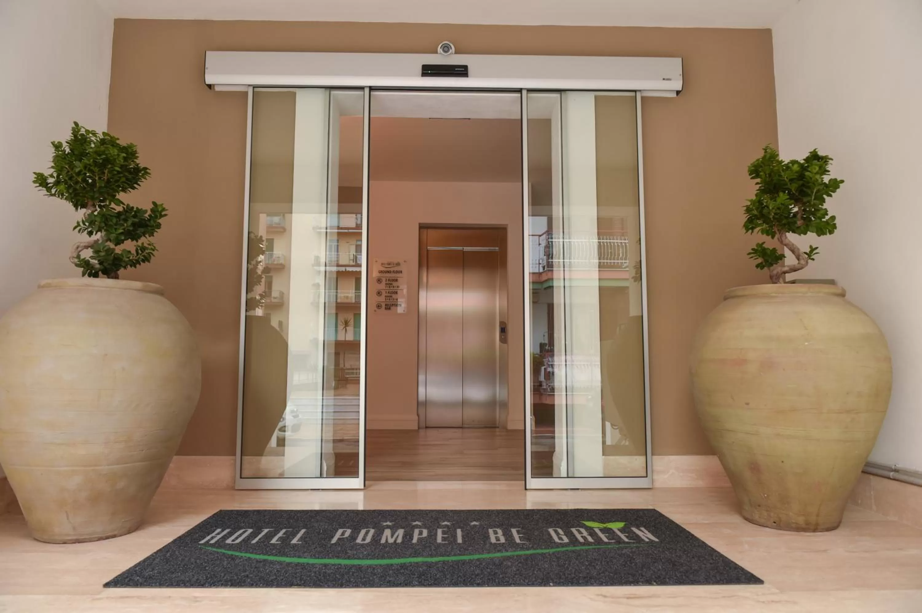 Facade/Entrance in Hotel Pompei Be Green