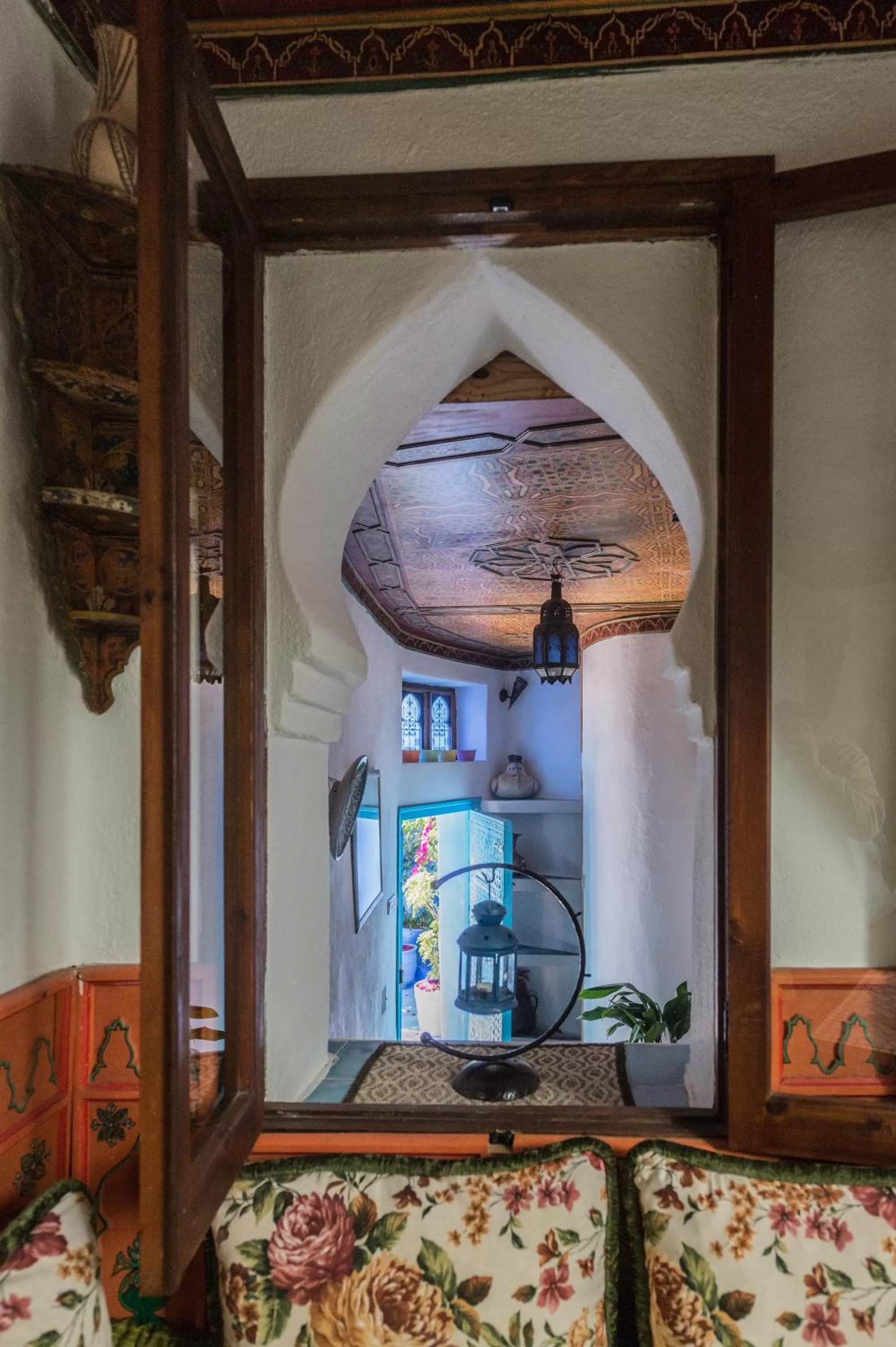 Decorative detail in Dar Meziana