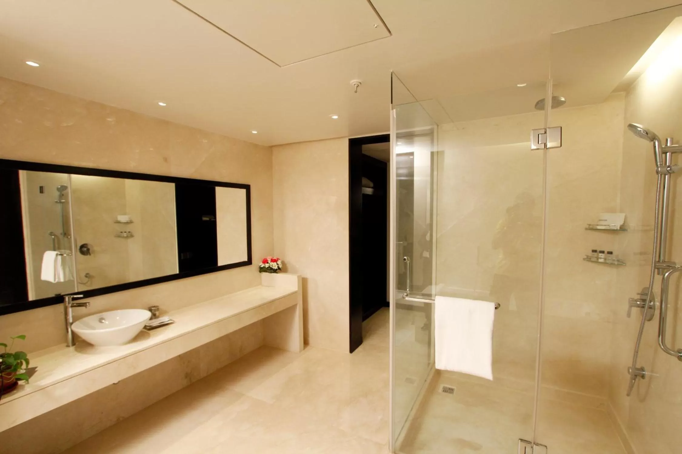 Bathroom in Crowne Plaza Pune City Centre by IHG