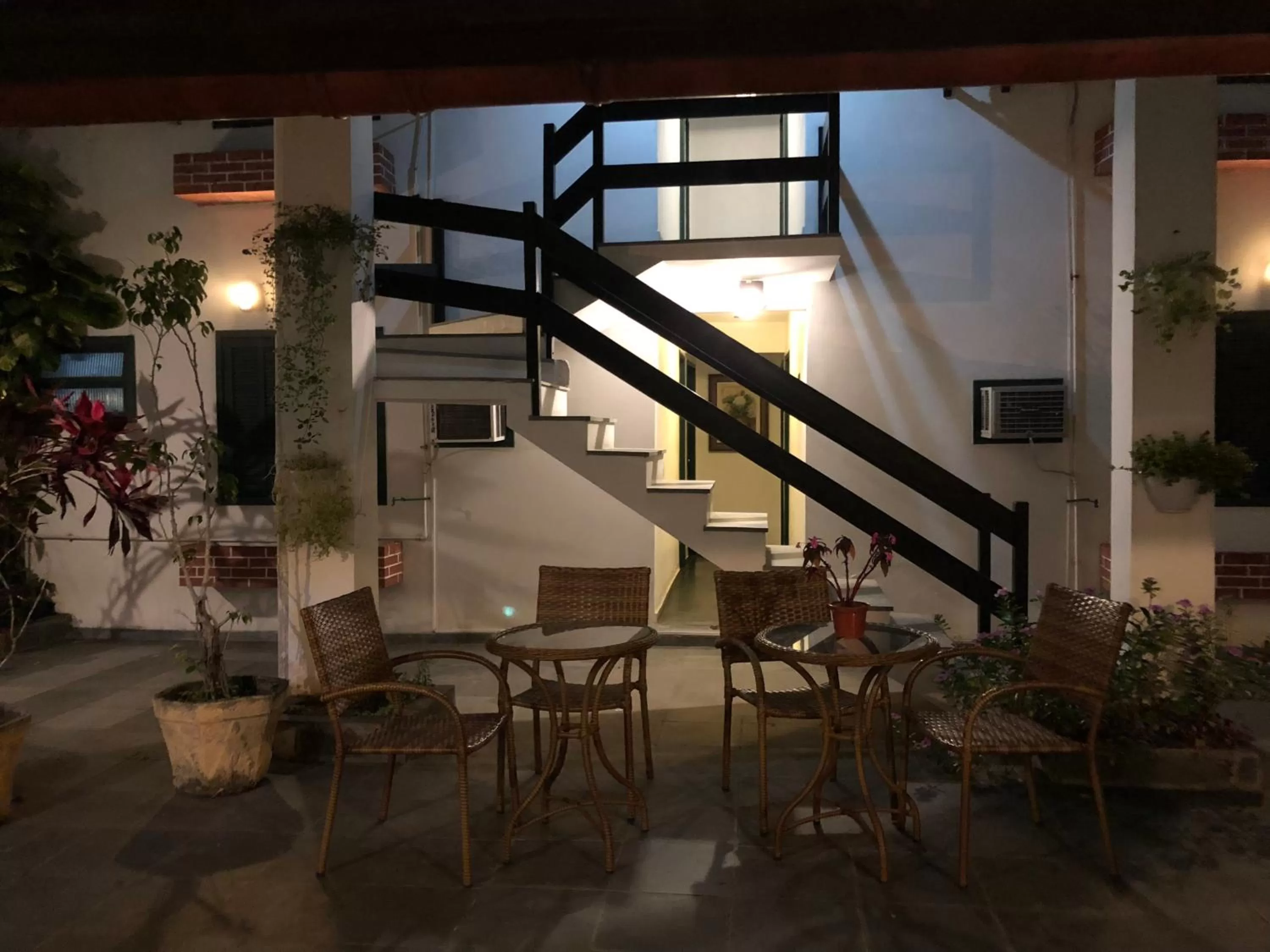 Patio in Pousada Canteiros