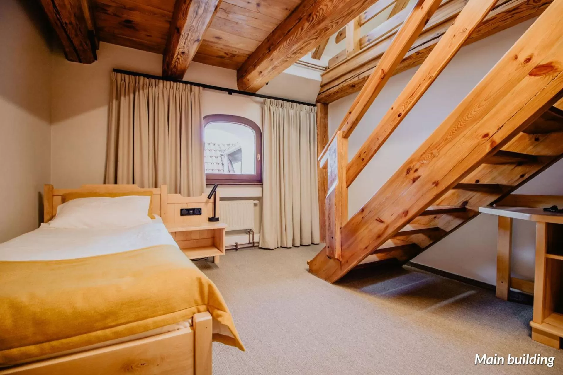 Bed in Hotel Spichrz