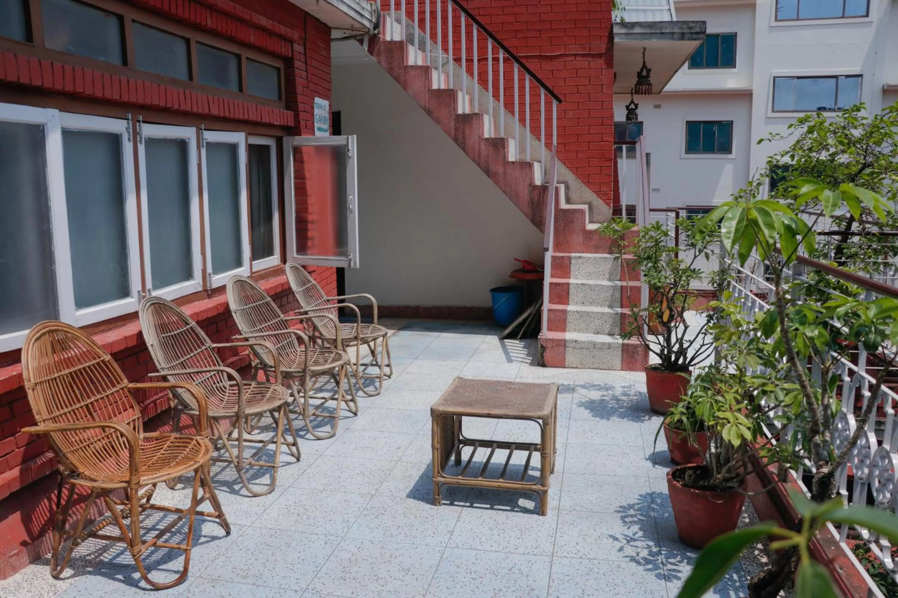 Patio in Hotel ThorongLa Thamel