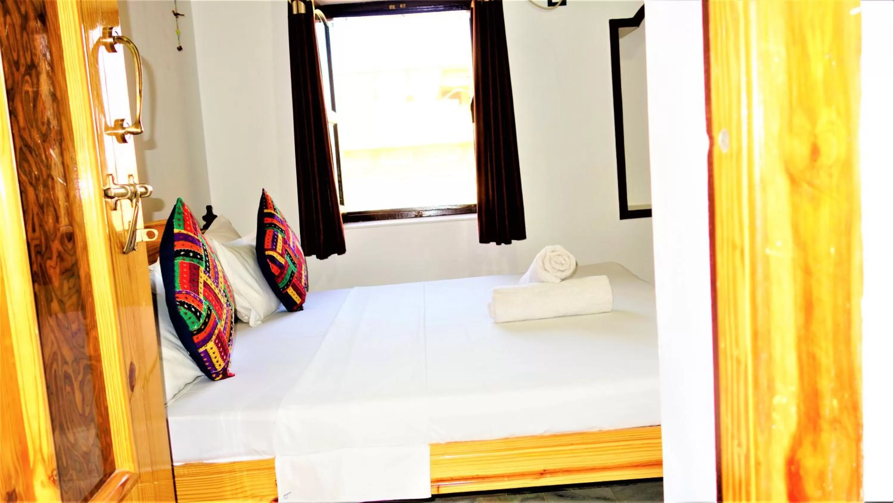 Bed in The Wanderlust Guest House & Safari