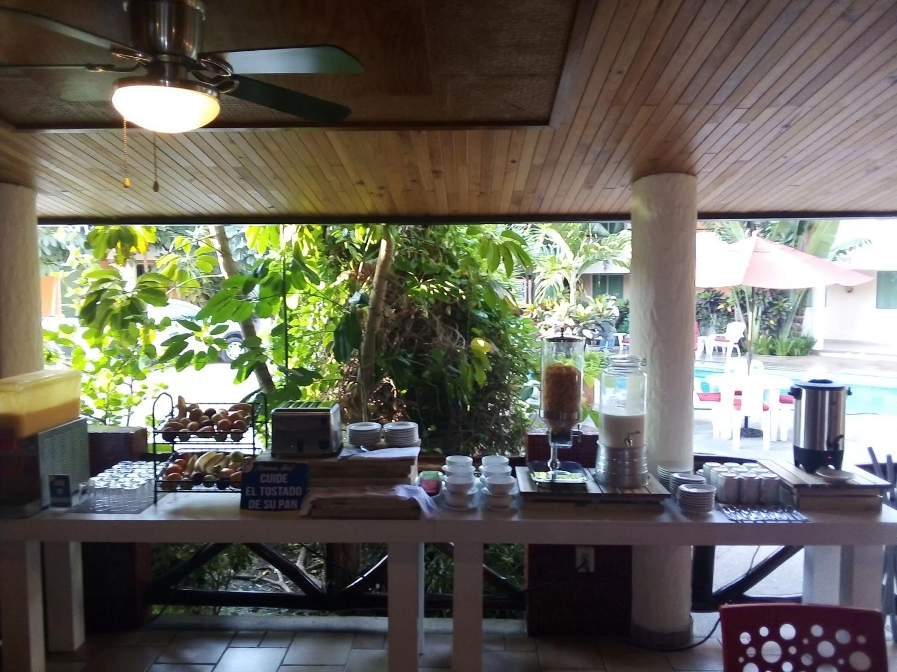Breakfast in Hotel Palapa Palace