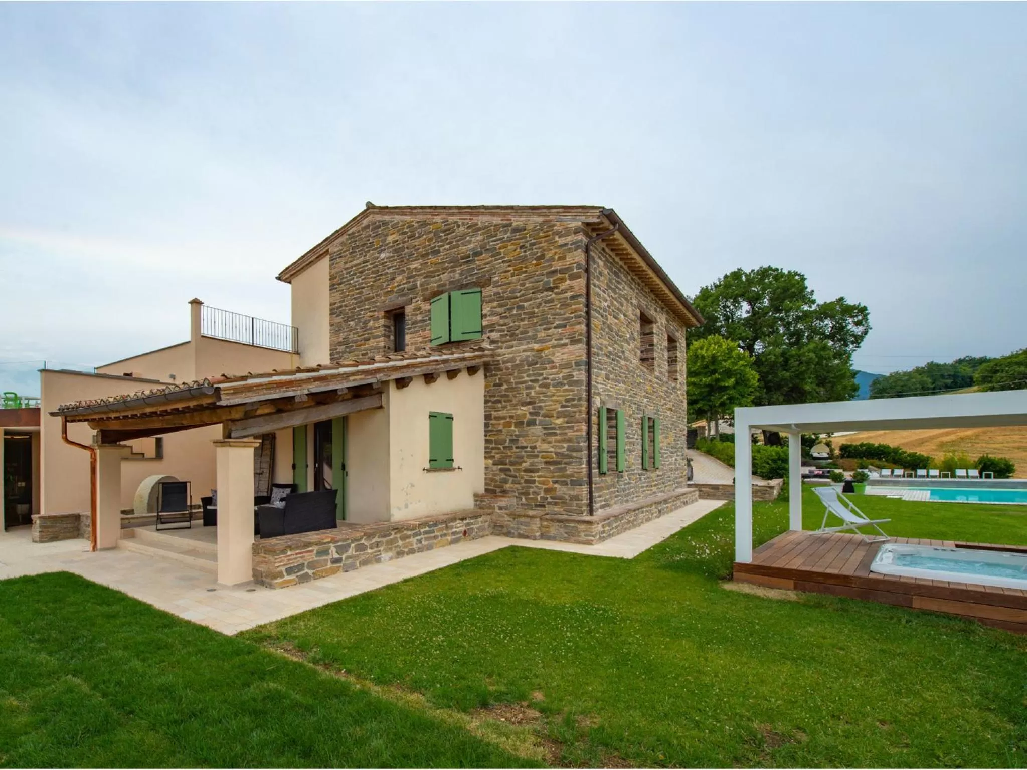 Patio, Property Building in Serre Alte Landscape Luxury Rooms