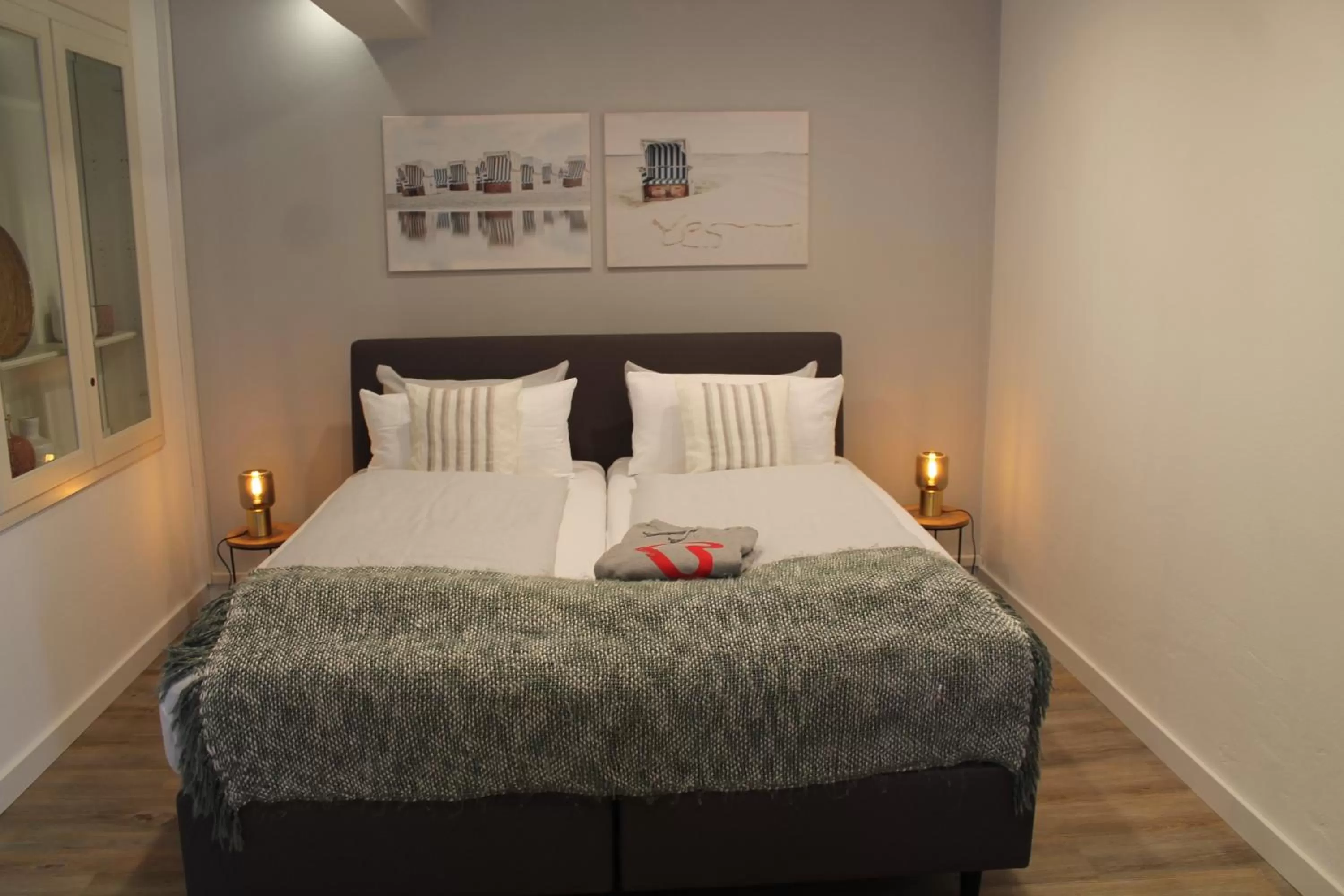 Bedroom, Bed in Lieblingsplatz Strandhotel