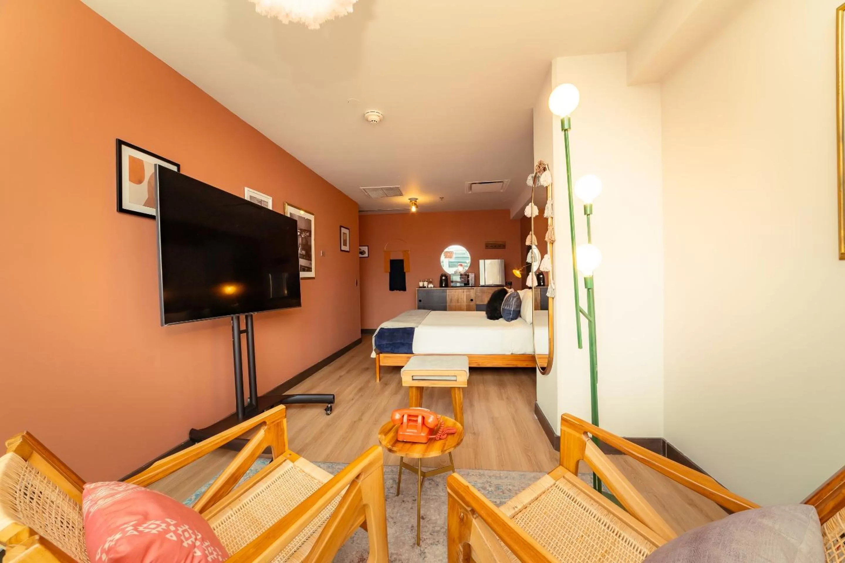 Seating area in Selina Parque 93 Bogota