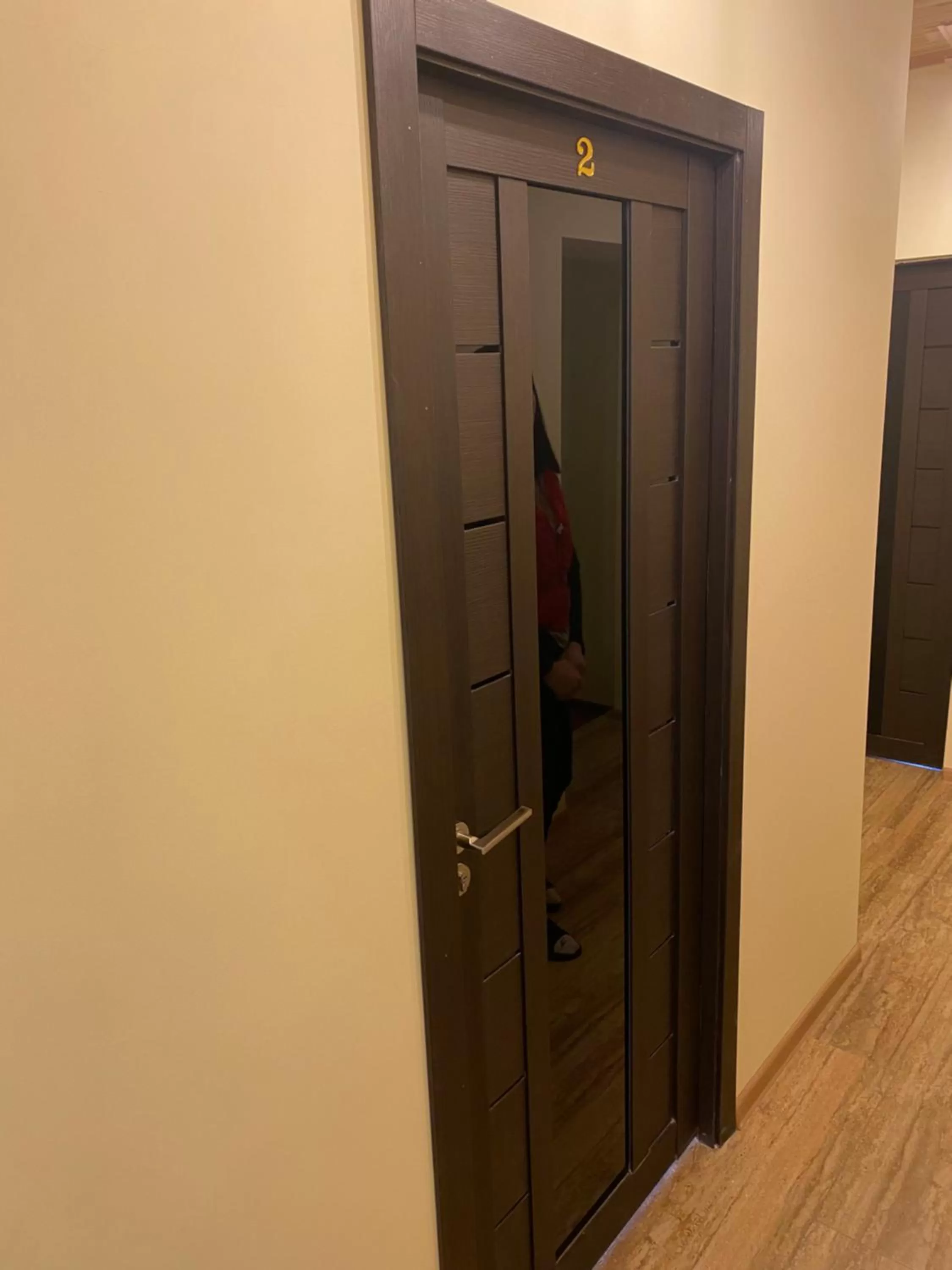 Property building, Bathroom in Karine B&B