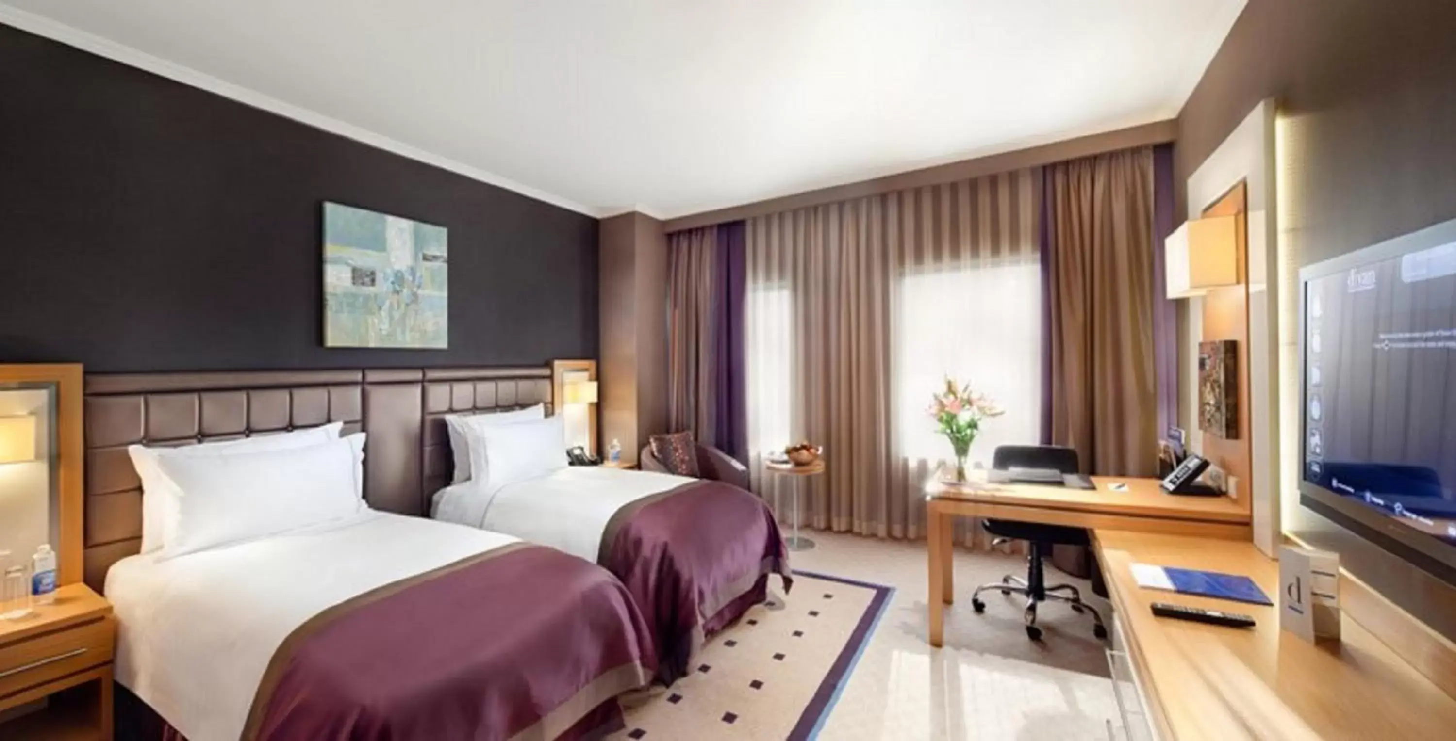 Deluxe Twin Room in Divan Erbil Hotel Deluxe Twin Room in Divan Erbil Hotel