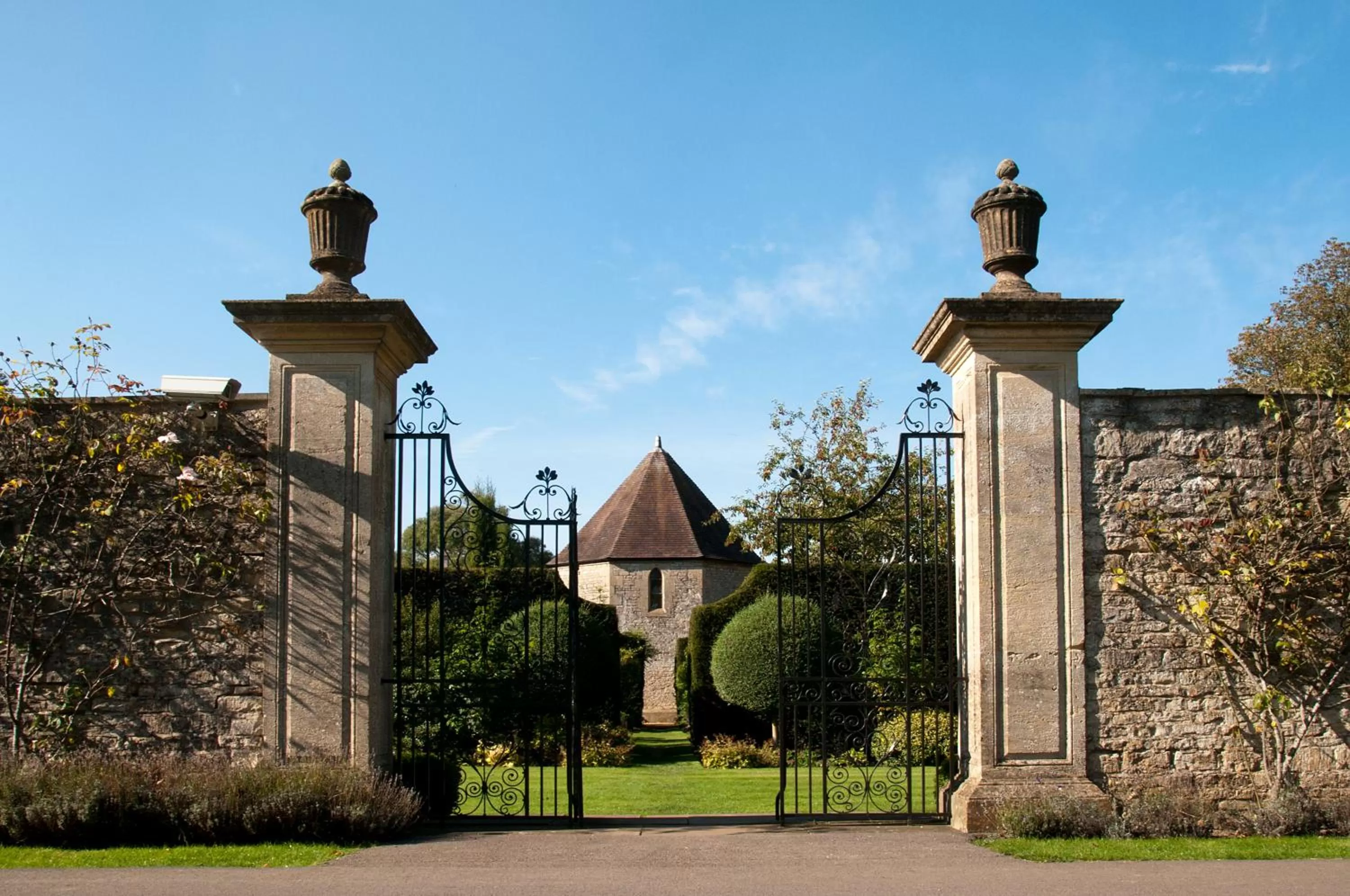 Garden view in Lucknam Park, Emblems Collection