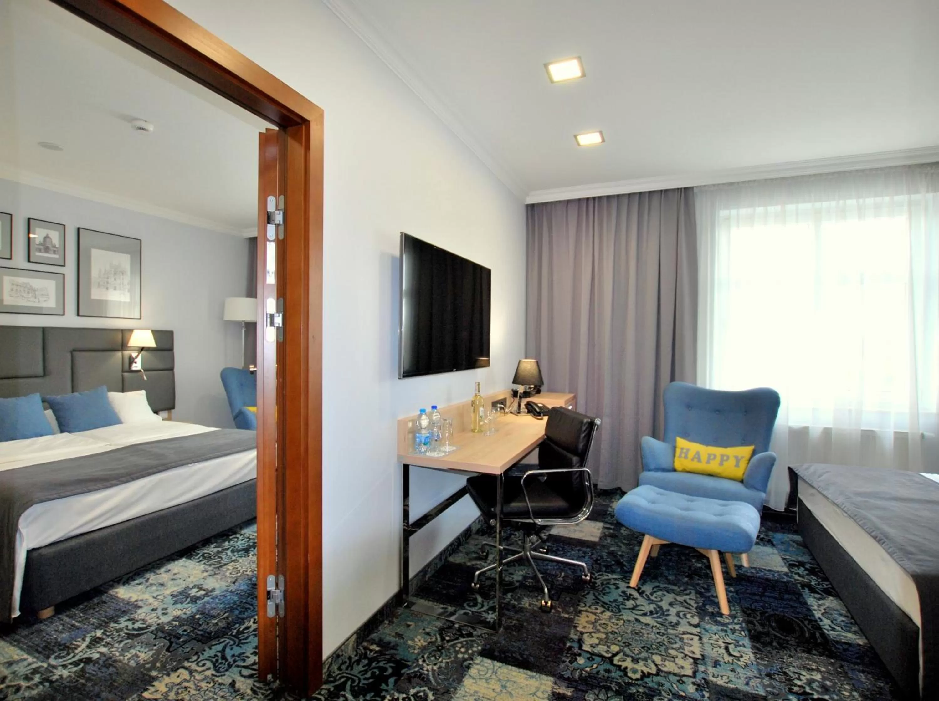 Bed in Hotel Włoski Italia Boutique Old Town Poznań