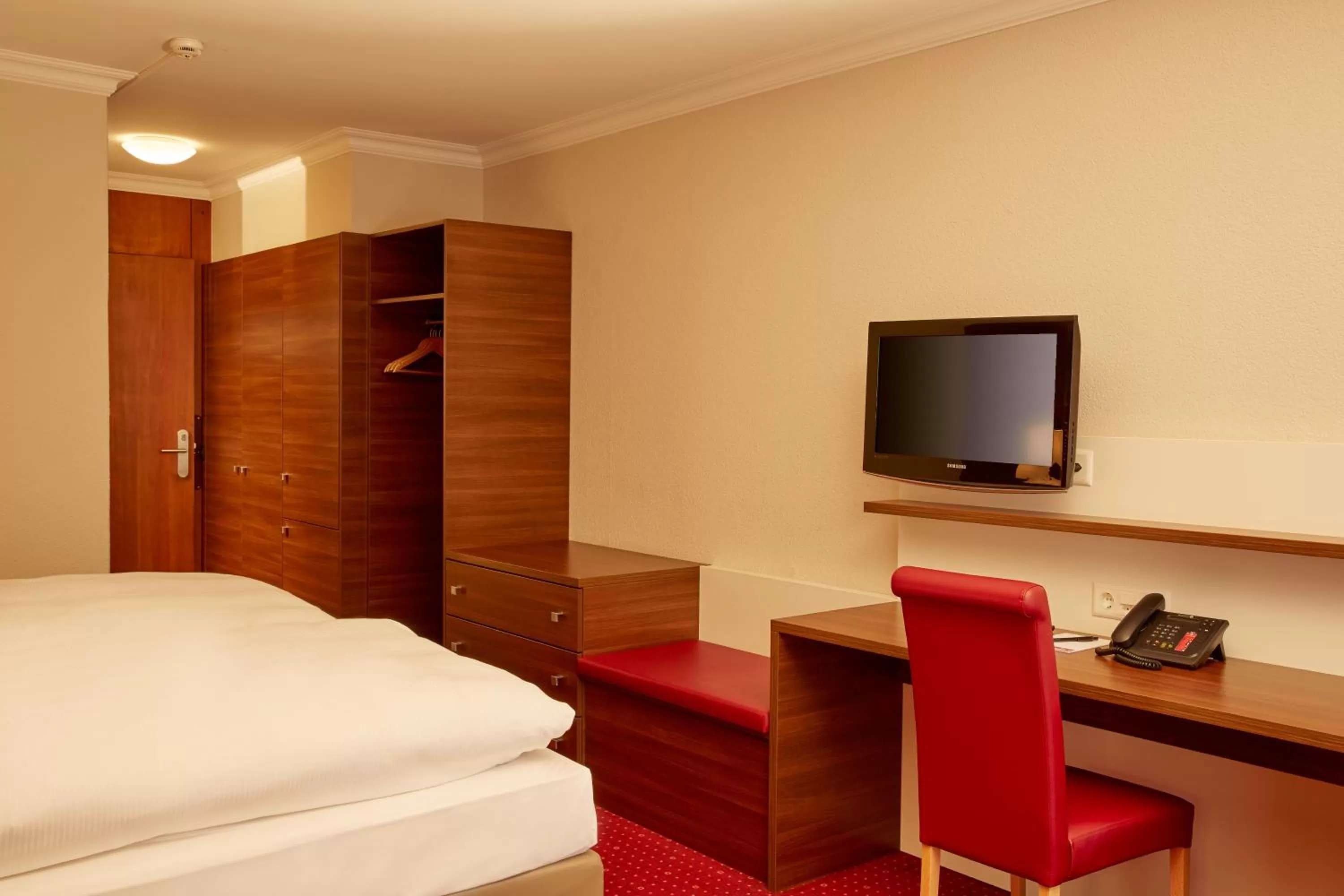 Decorative detail, Bed in H+ Hotel & SPA Engelberg