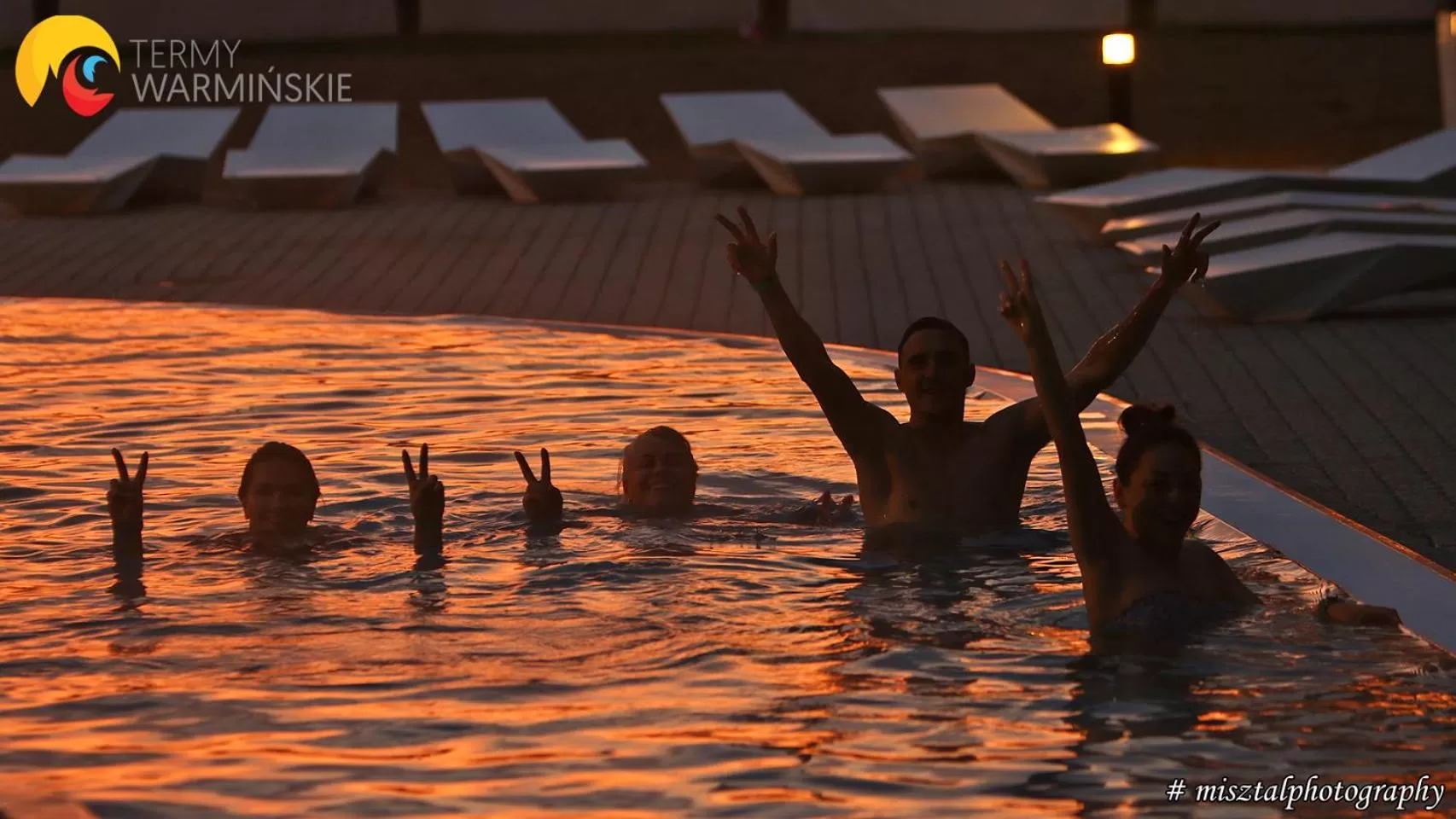 Sunset in Termy Warmińskie