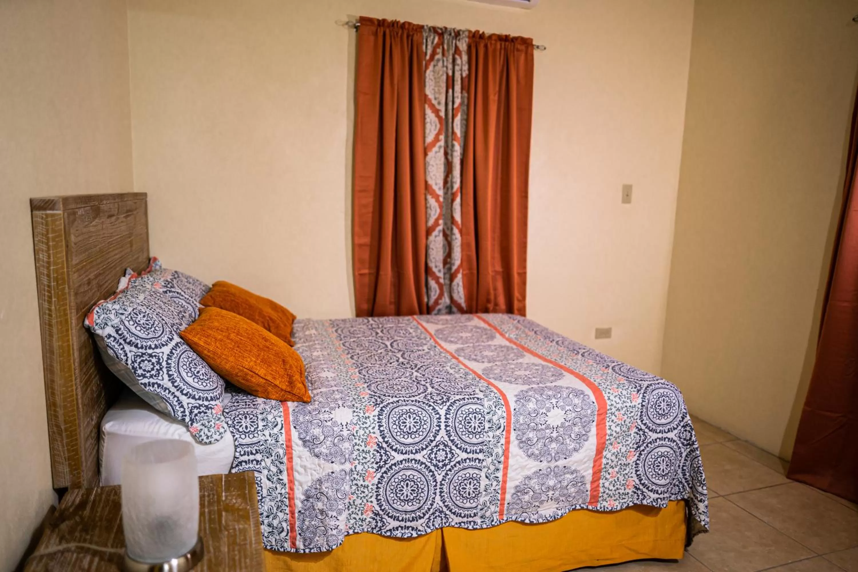 Bed in Connie's Comfort Suites