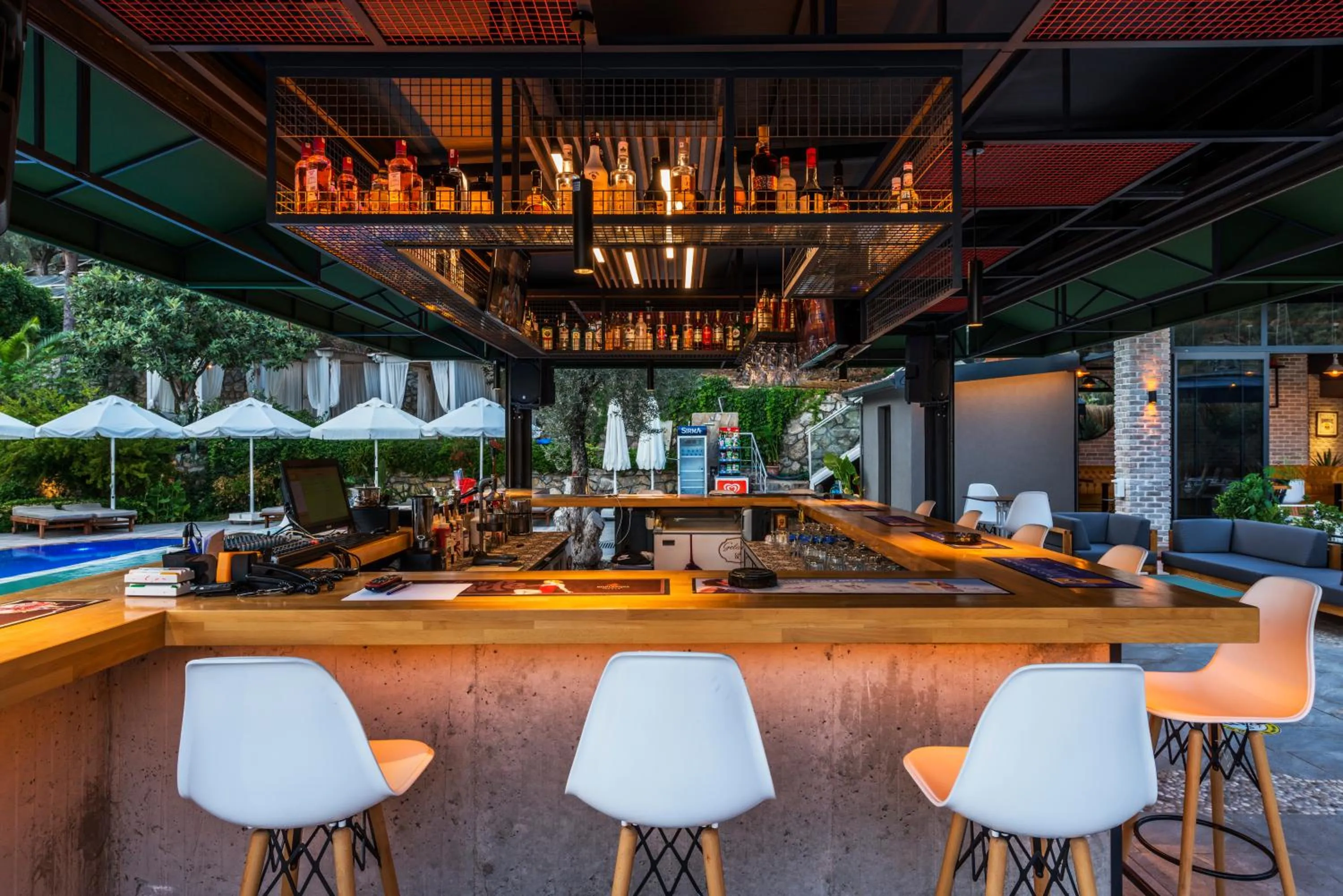 Lounge or bar in Morina Deluxe Hotel