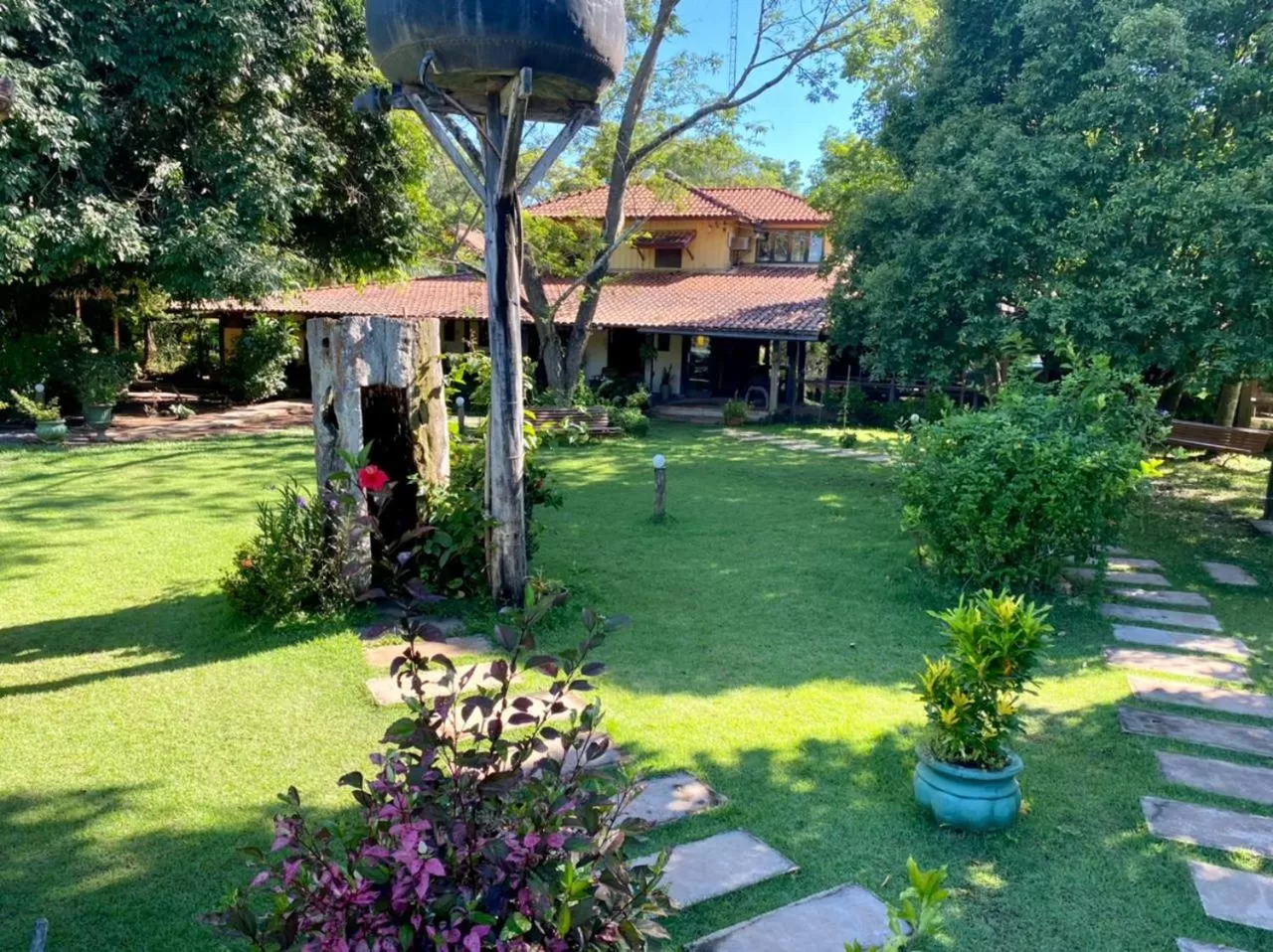 Garden view in Hotel Santa Esmeralda