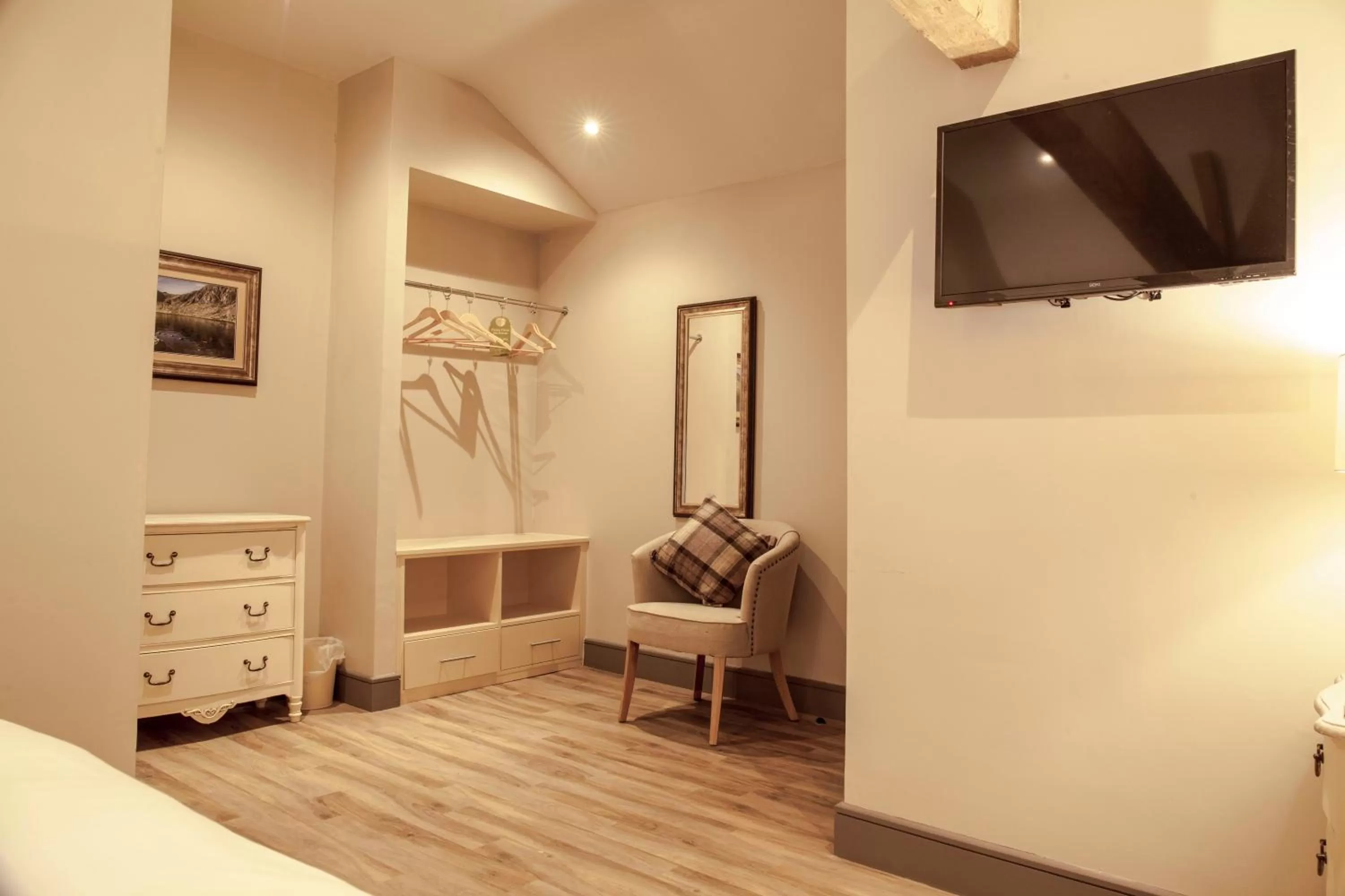 Bedroom in Crofters Lodge