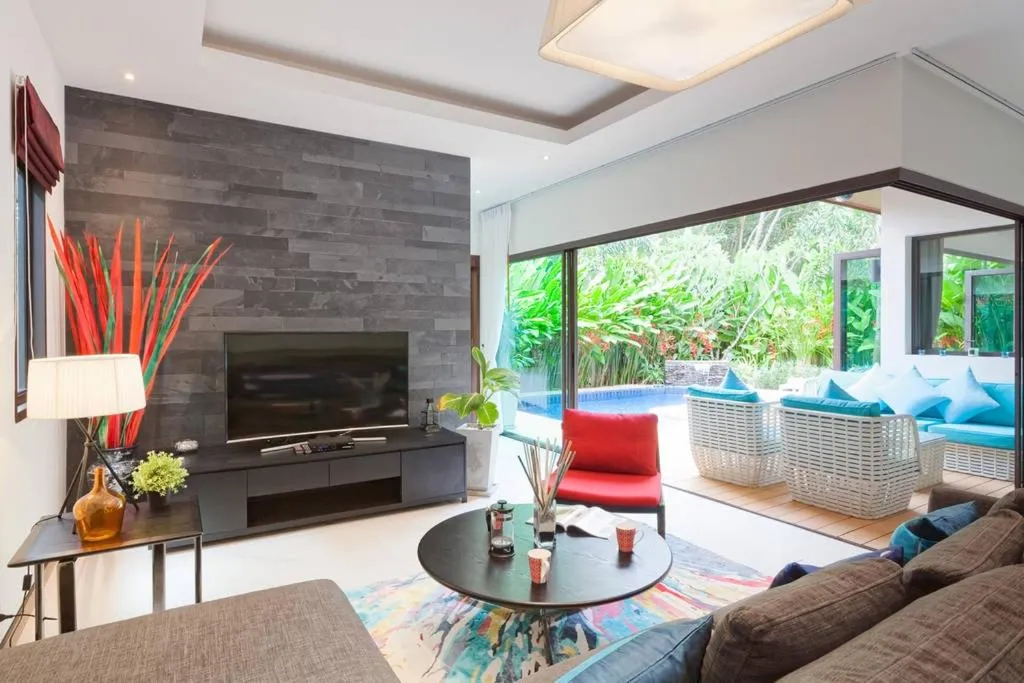Living room in Inspire Villas Phuket