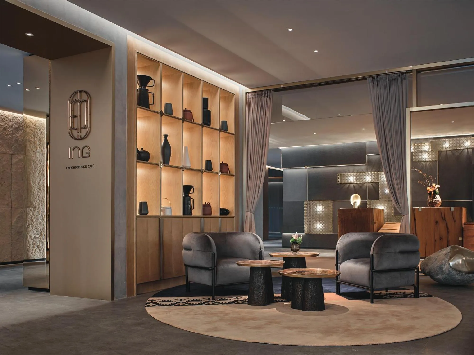 Restaurant/places to eat in Hotel Indigo Hangzhou Uptown,Close to Westlake , boutique design hotel with freeflow minibar