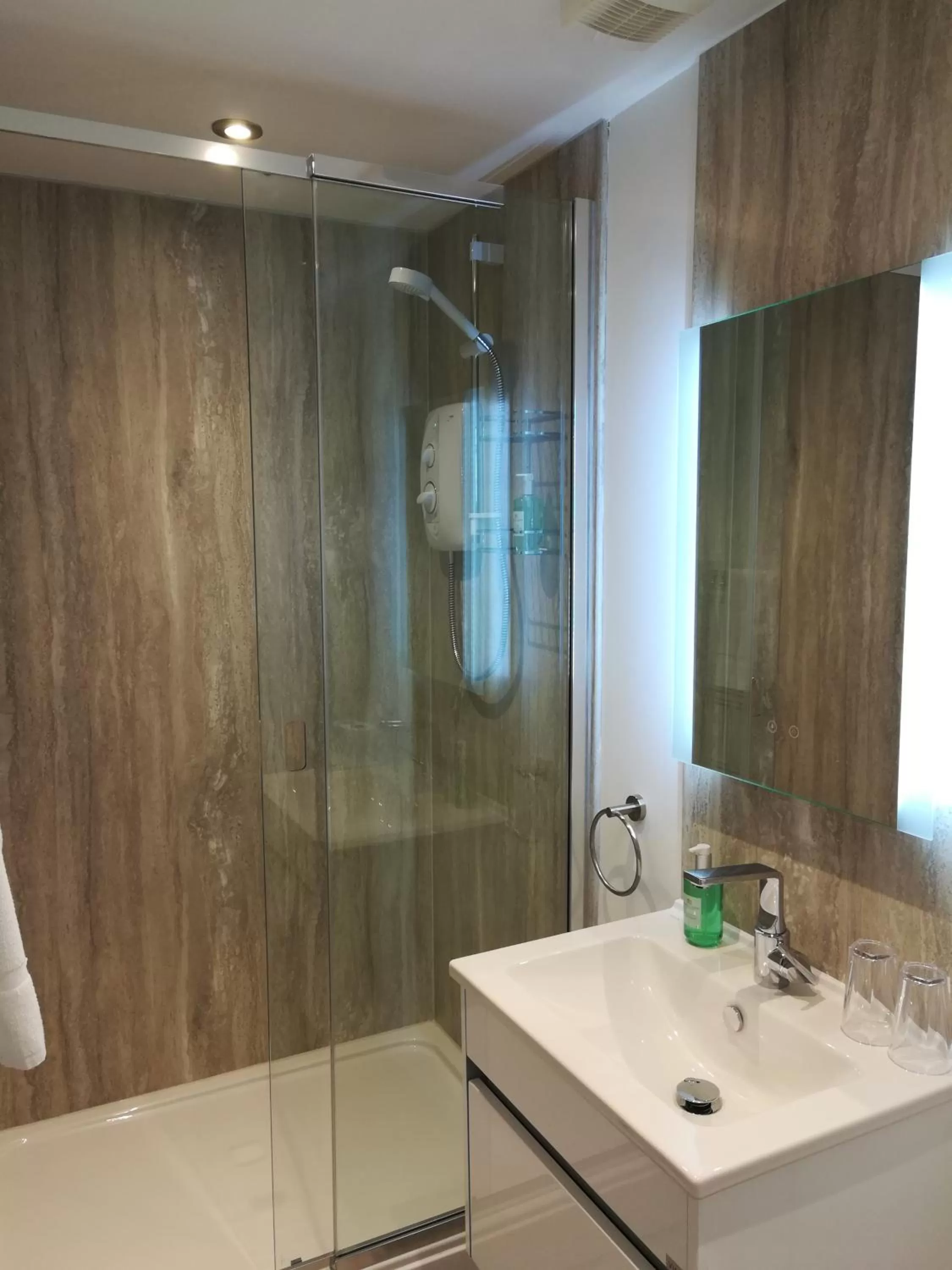 Shower, Bathroom in Aberconwy House B&B