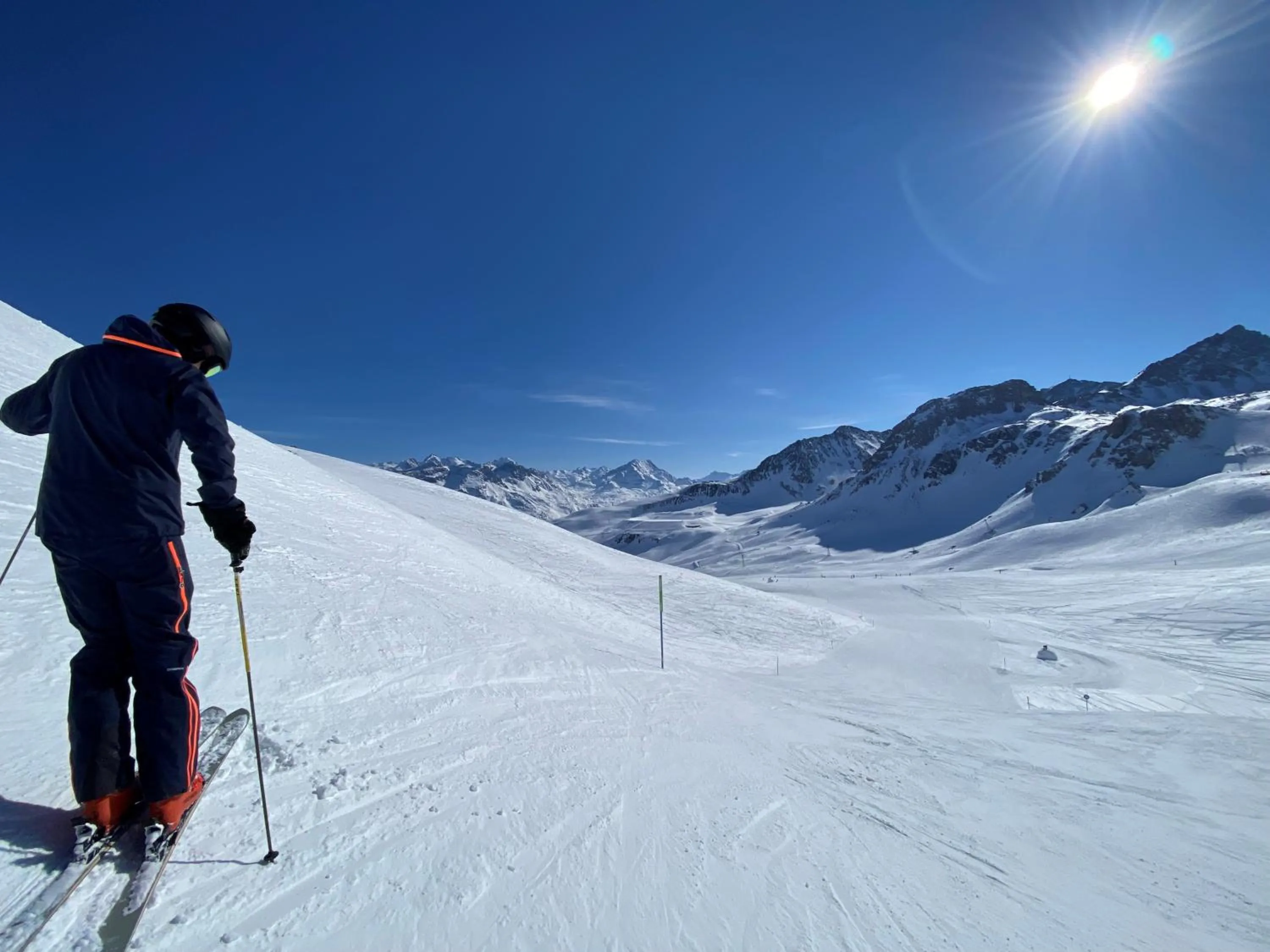 Skiing in Cresta Palace Celerina St Moritz Ski In and Ski Out
