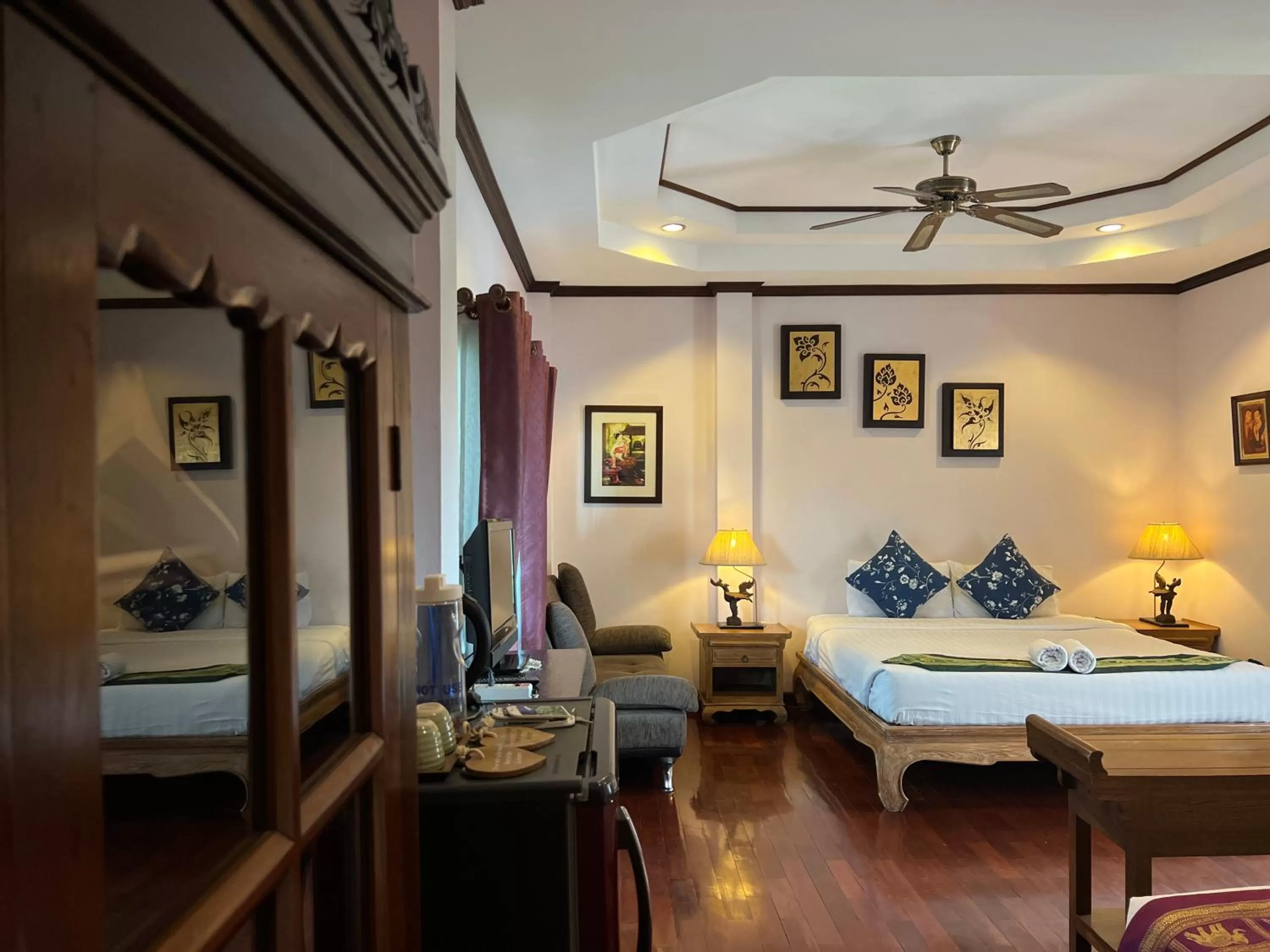 Bedroom, Bed in Pha Thai House