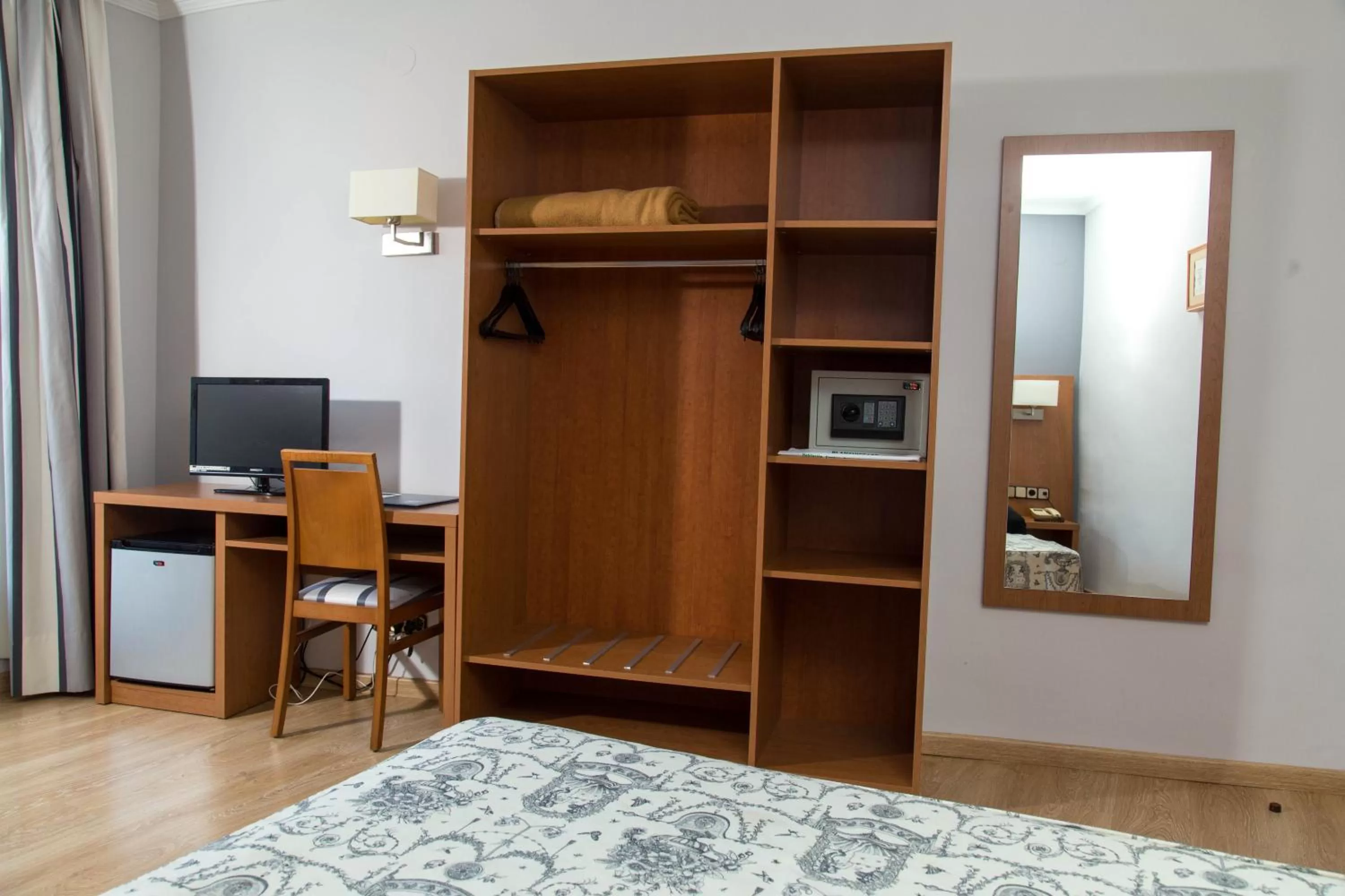 Decorative detail, Bed in Ramblas Hotel