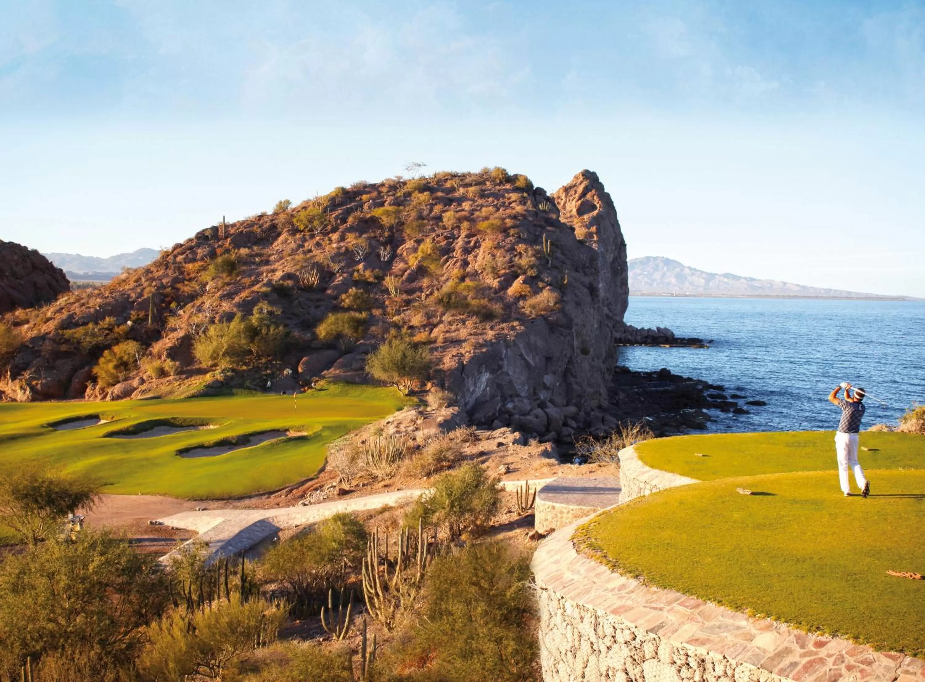 Golfcourse in Loreto Bay Golf & Sea at Baja