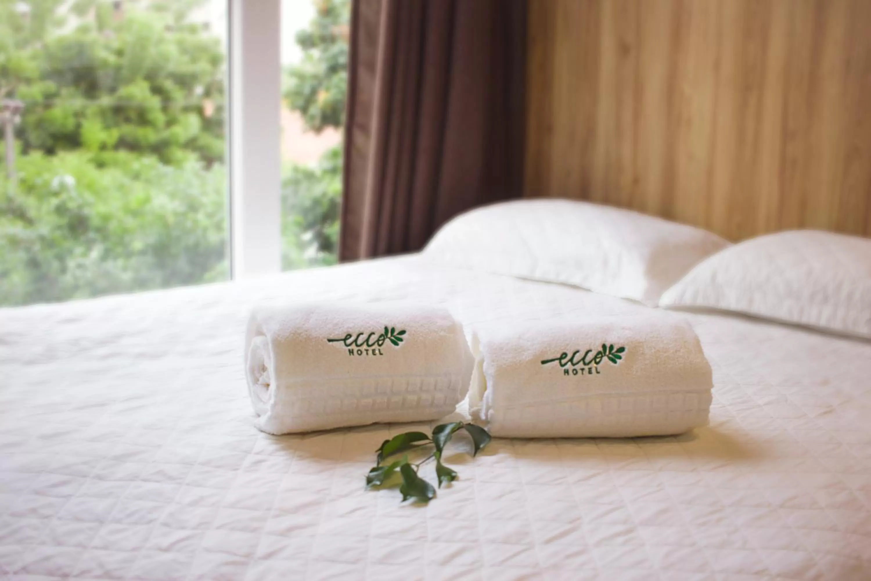 Decorative detail, Bed in Ecco Hotel Fortaleza