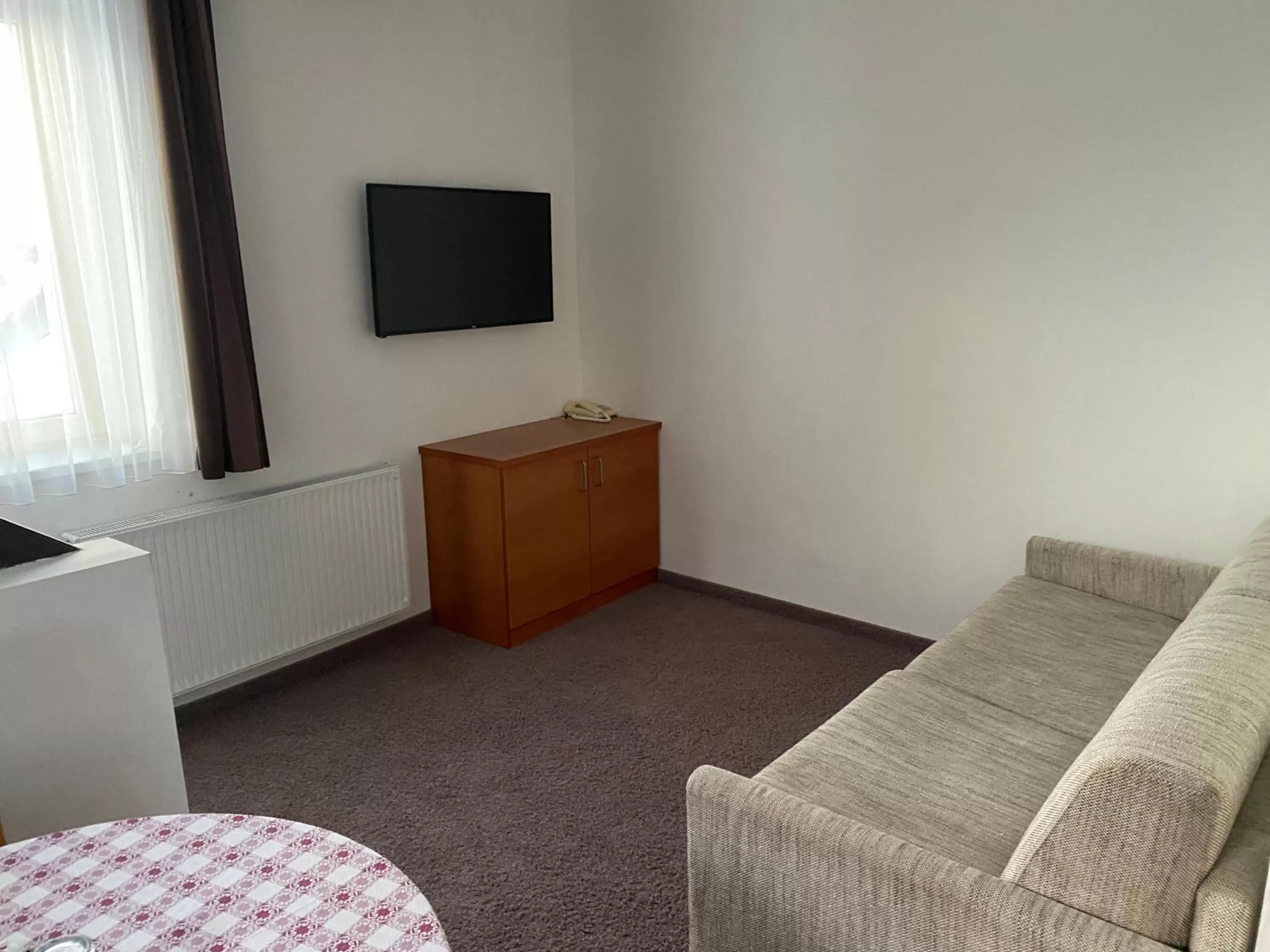 Communal lounge/ TV room in Hotel Castel Latemar