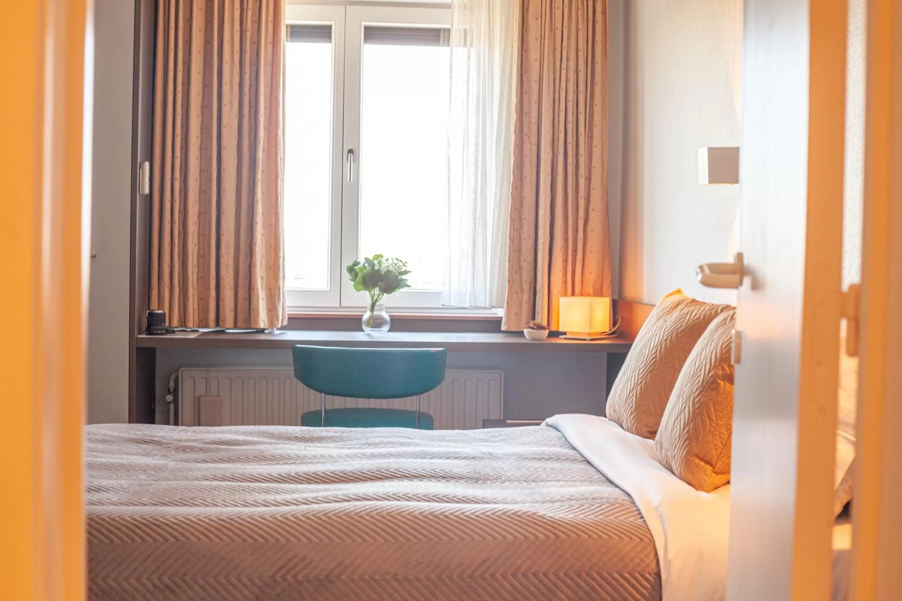 Bed in Hotel Monaco Zeebrugge Beach by Rikas Hotels